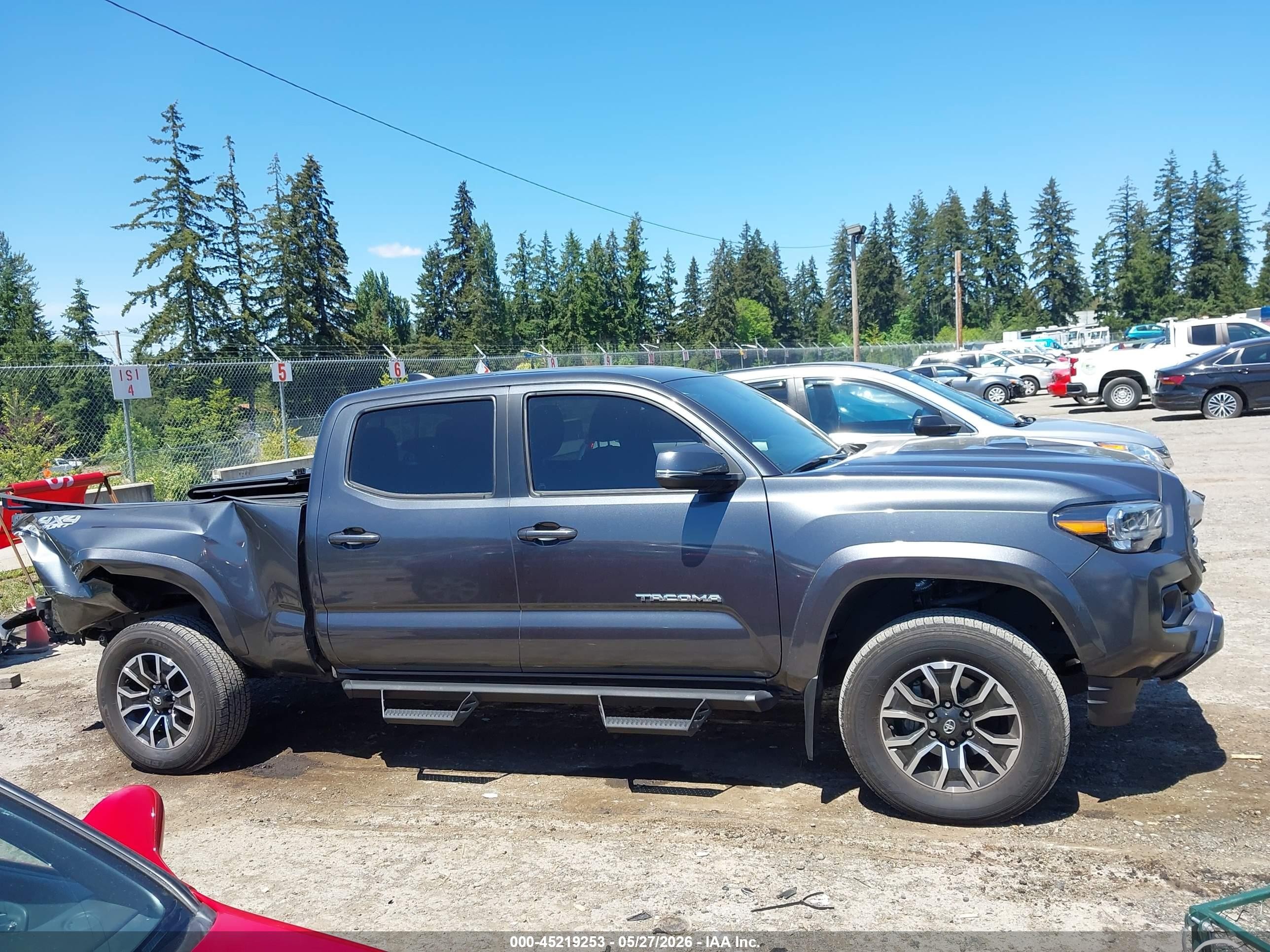 2023 Toyota Tacoma Trd Sport Серый vin: 3TMDZ5BN8PM156808