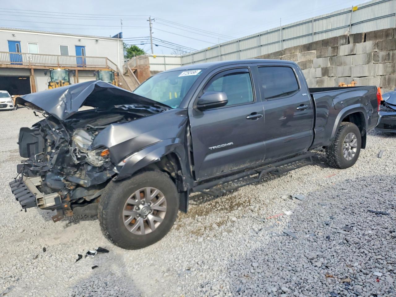 2017 Toyota Tacoma Sr5 V6 Gray vin: 3TMDZ5BN9HM026277