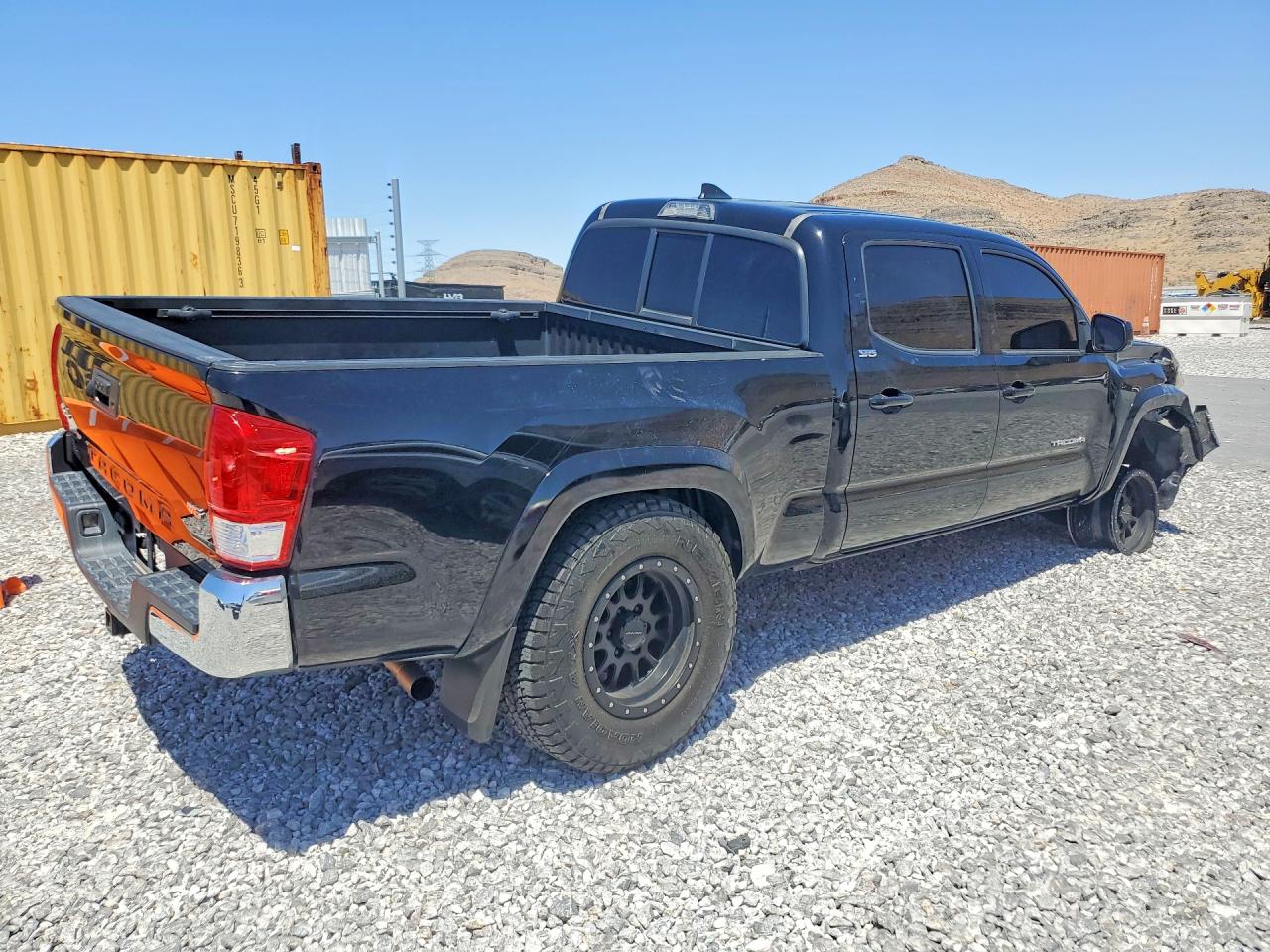 2017 Toyota Tacoma Sr5 V6 Black vin: 3TMDZ5BN9HM029146