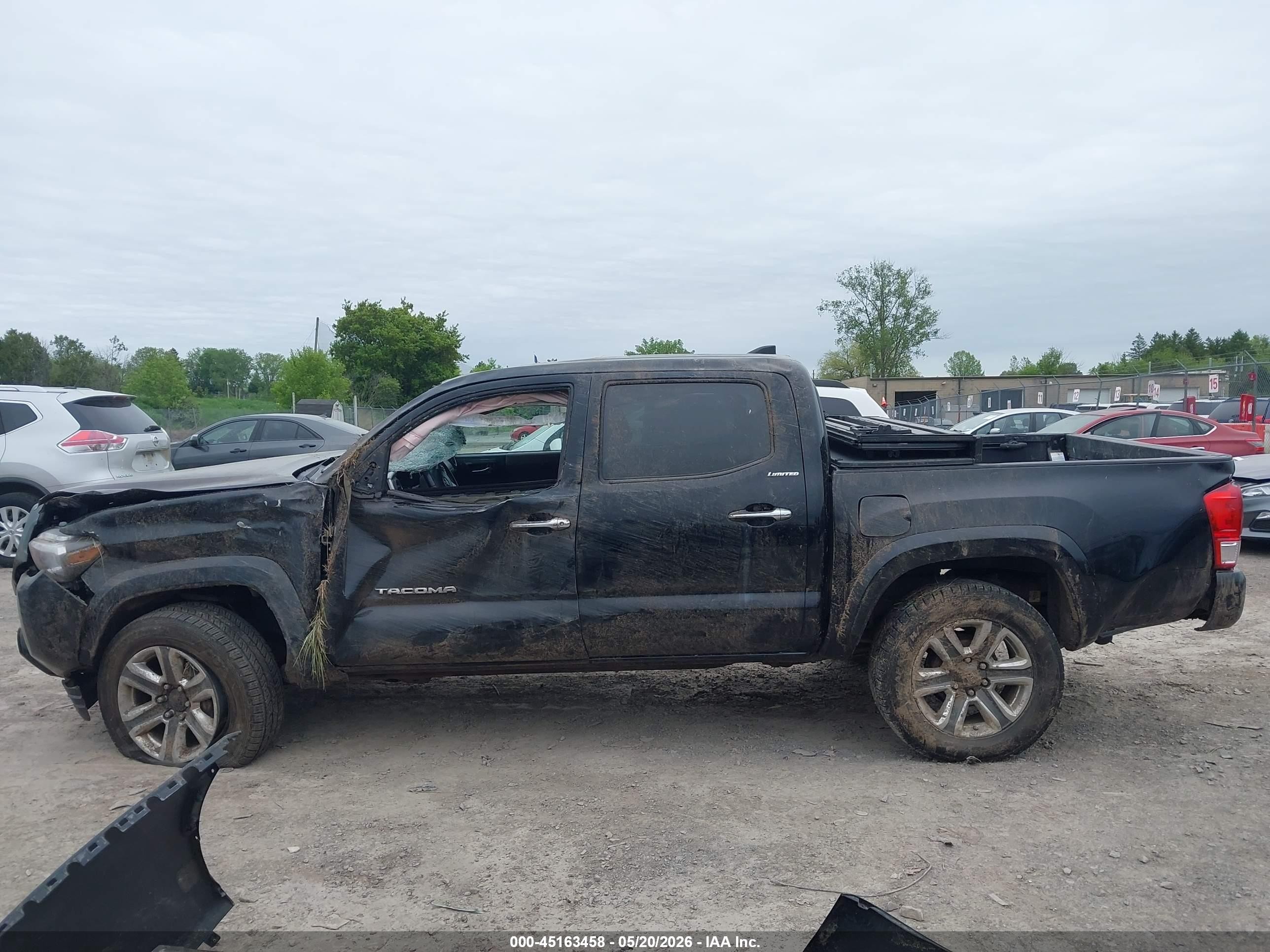 2016 Toyota Tacoma Limited Black vin: 3TMGZ5AN0GM011115