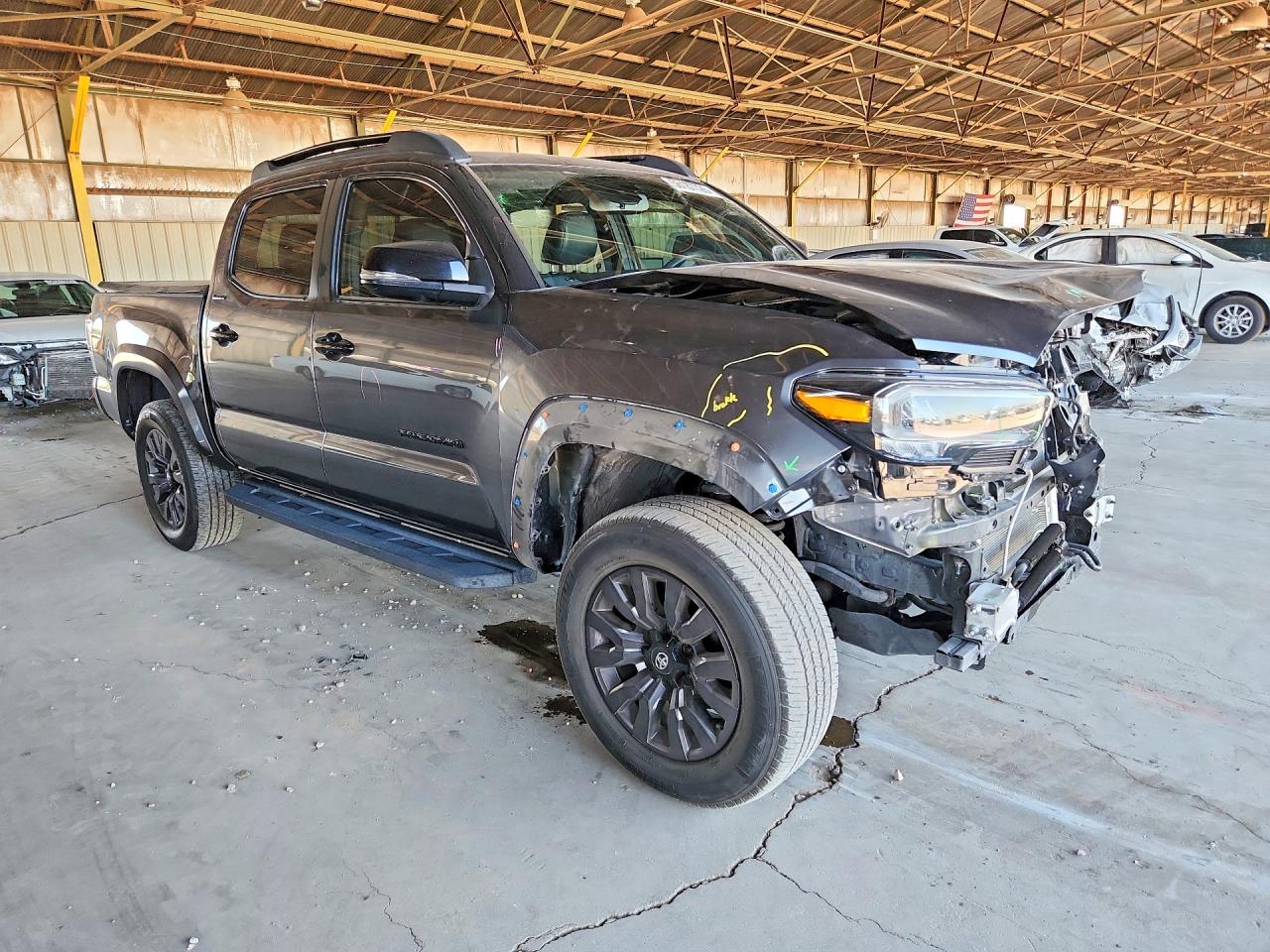 2022 Toyota Tacoma Limited Серый vin: 3TMGZ5AN0NM482470