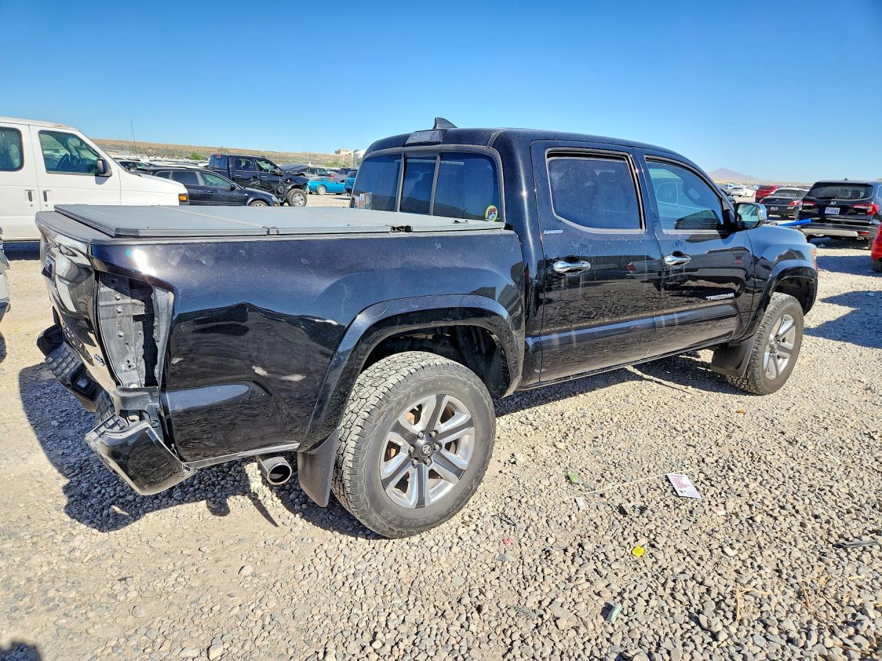 2016 Toyota Tacoma Limited Черный vin: 3TMGZ5AN2GM037800