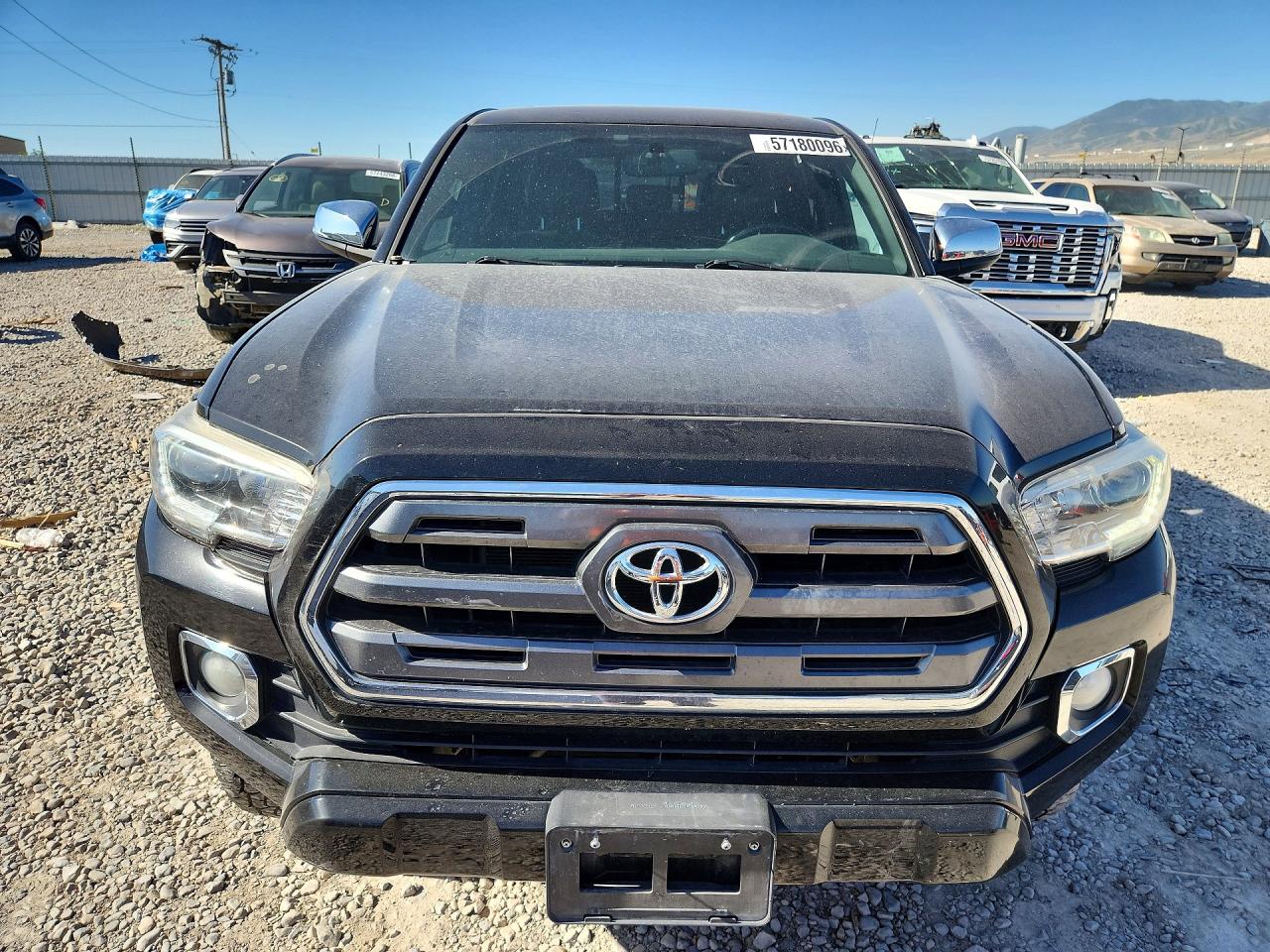 2016 Toyota Tacoma Limited Черный vin: 3TMGZ5AN2GM037800