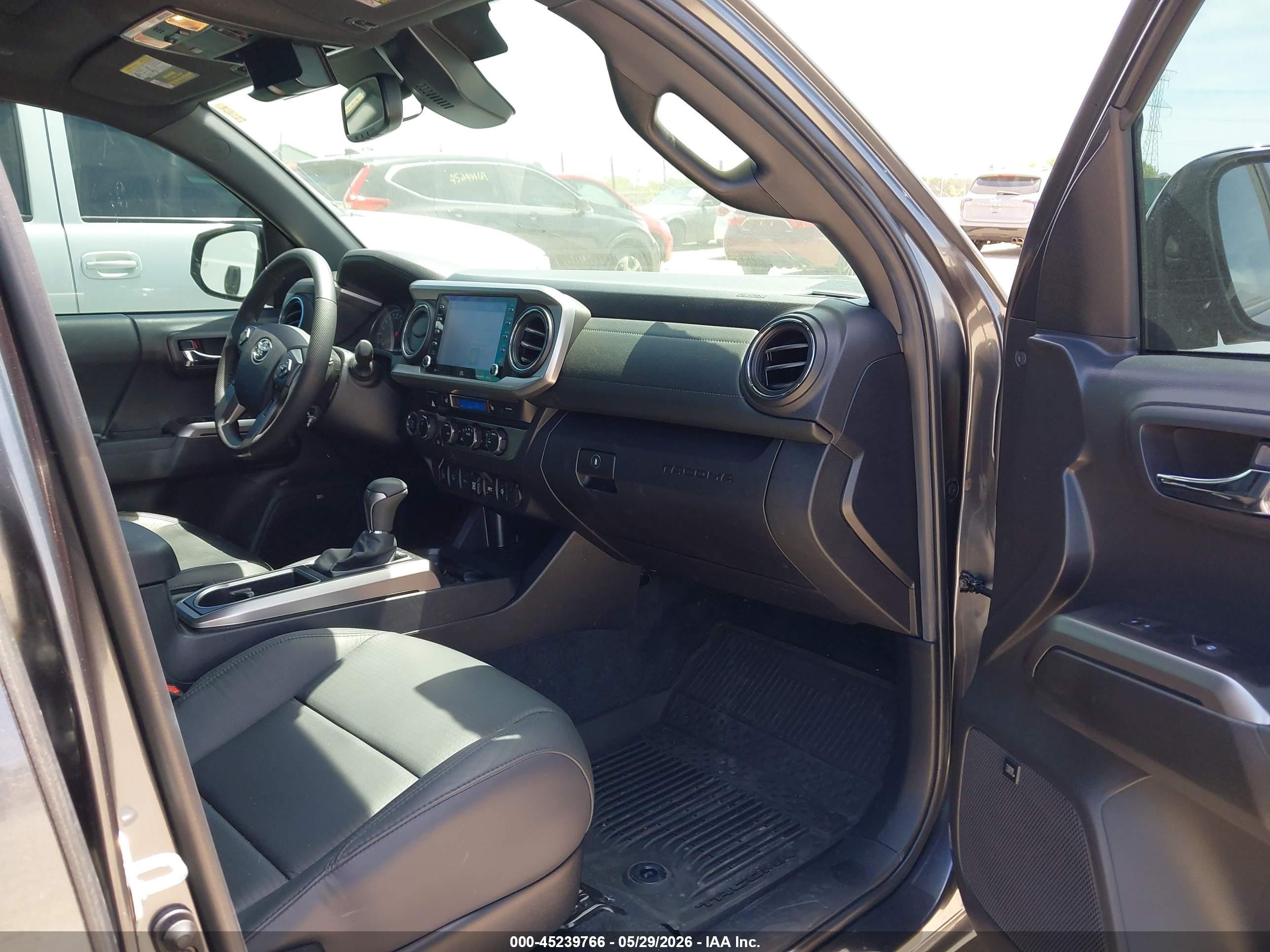 2022 Toyota Tacoma Limited Серый vin: 3TMGZ5ANXNM492732