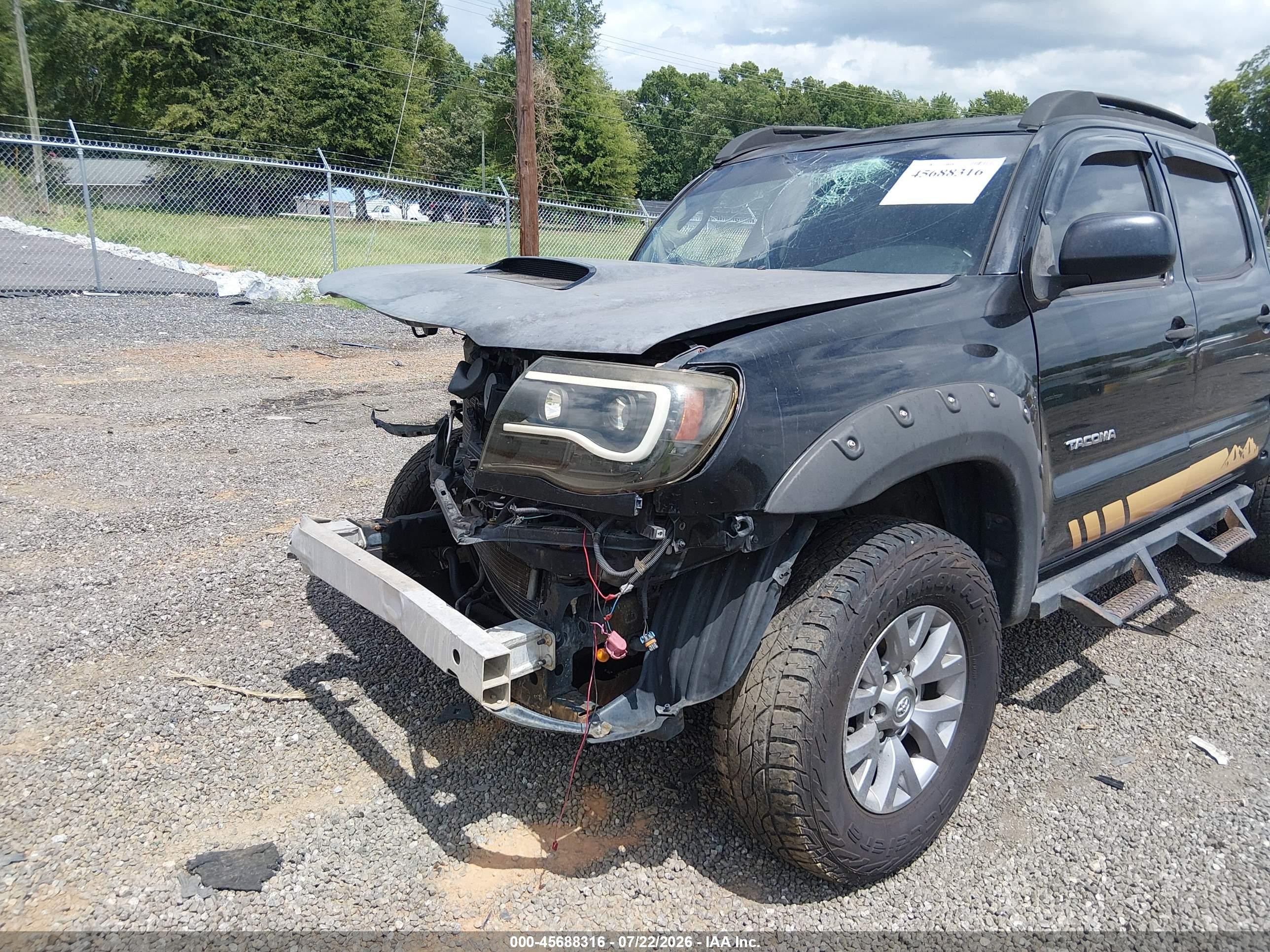 2011 Toyota Tacoma Prerunner V6 Black vin: 3TMJU4GN0BM110614