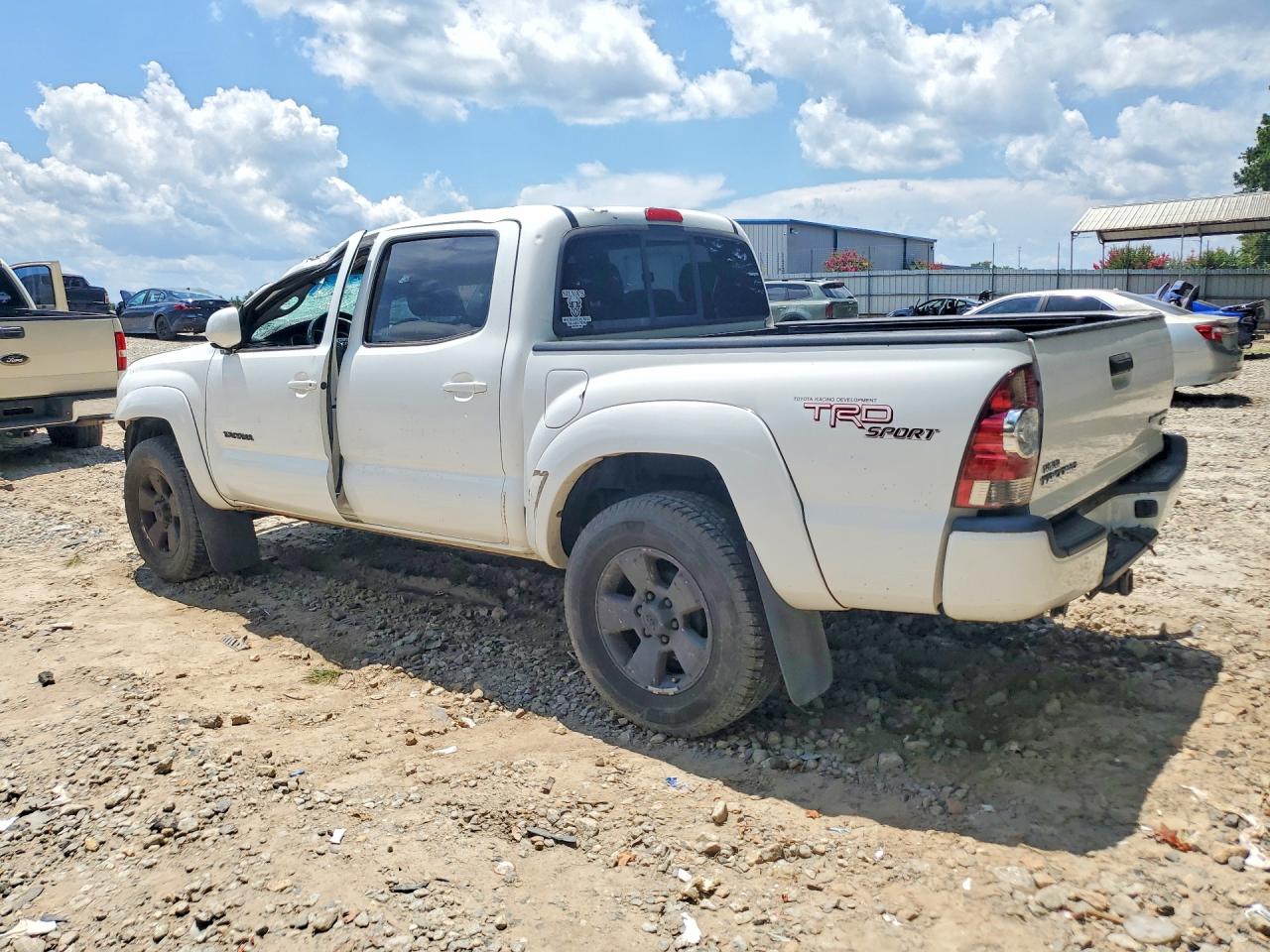 2011 Toyota Tacoma Double Cab Prerunner Белый vin: 3TMJU4GN0BM112900