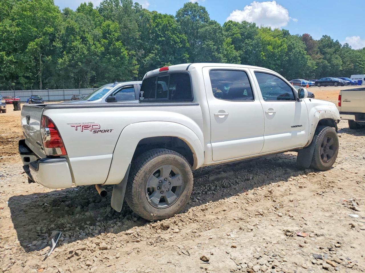 2011 Toyota Tacoma Double Cab Prerunner Белый vin: 3TMJU4GN0BM112900