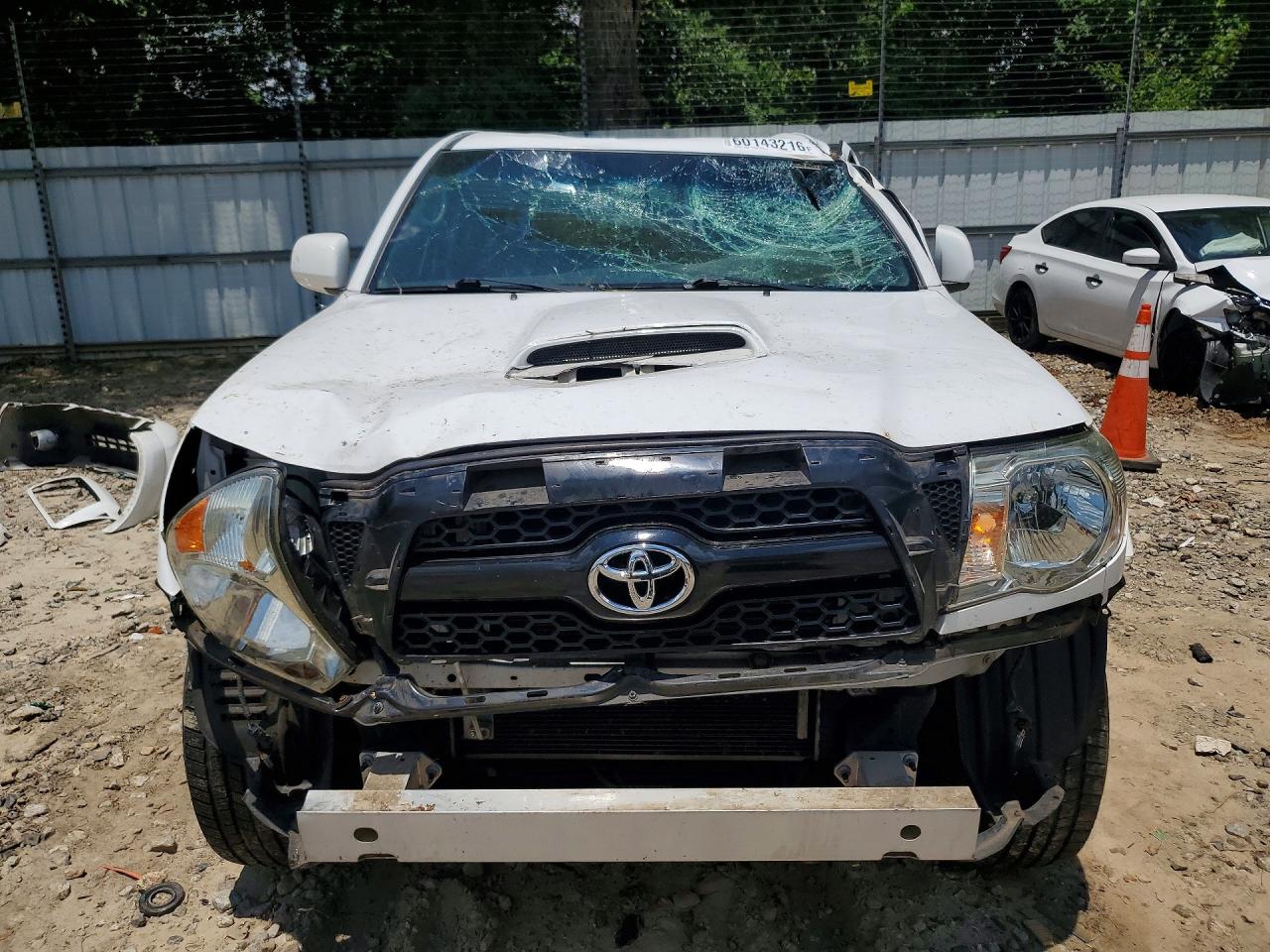 2011 Toyota Tacoma Double Cab Prerunner Белый vin: 3TMJU4GN0BM112900