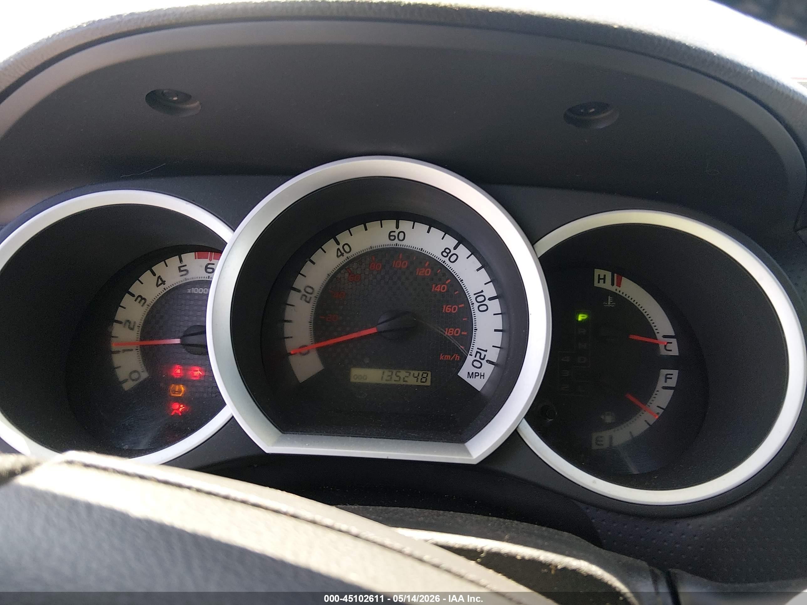 2012 Toyota Tacoma Prerunner V6 Красный vin: 3TMJU4GN0CM128354