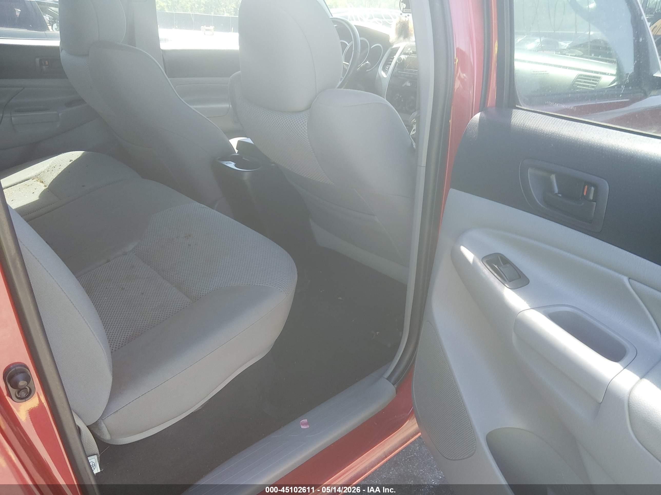 2012 Toyota Tacoma Prerunner V6 Красный vin: 3TMJU4GN0CM128354