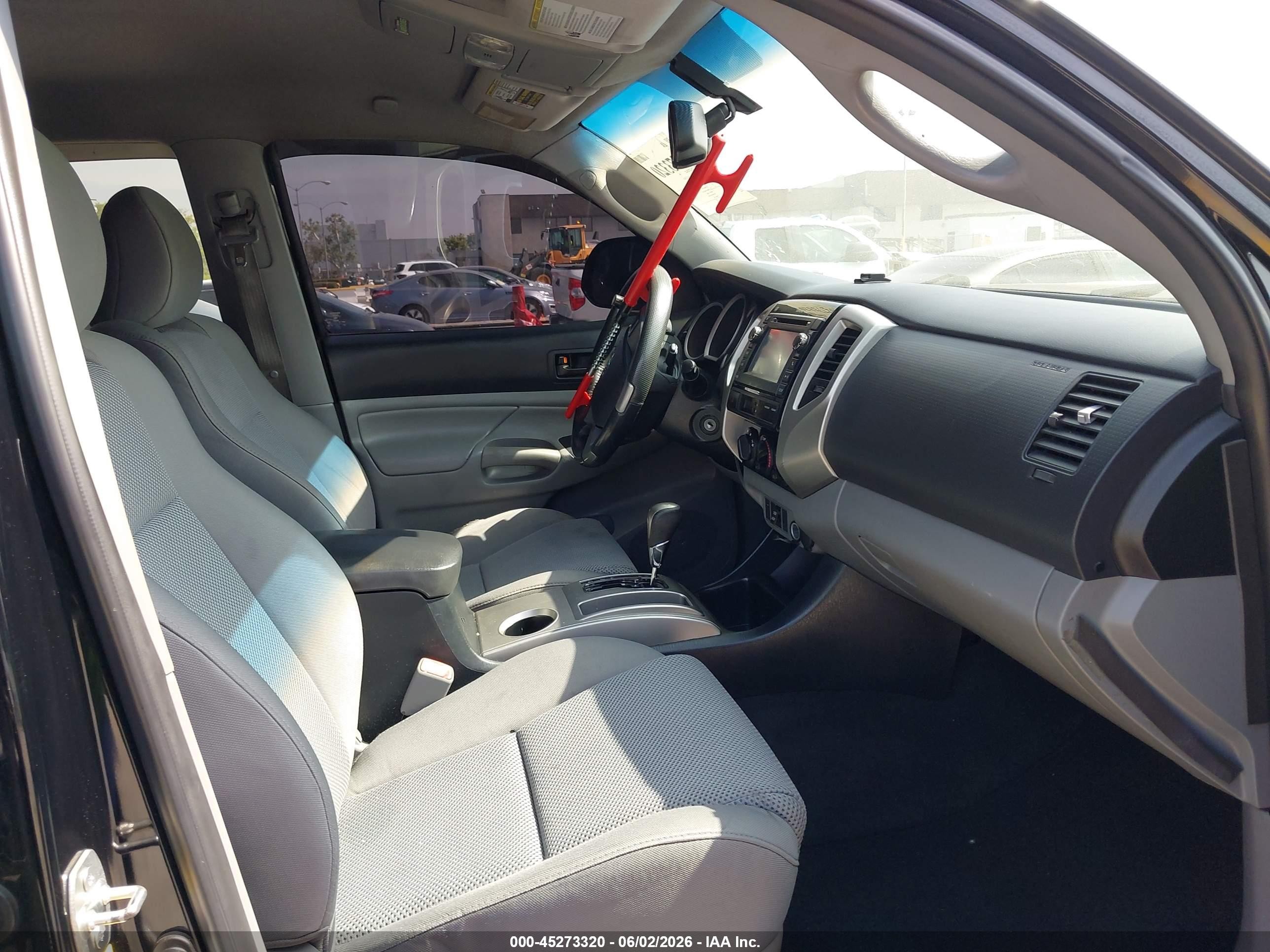 2013 Toyota Tacoma Prerunner V6 Black vin: 3TMJU4GN0DM153269