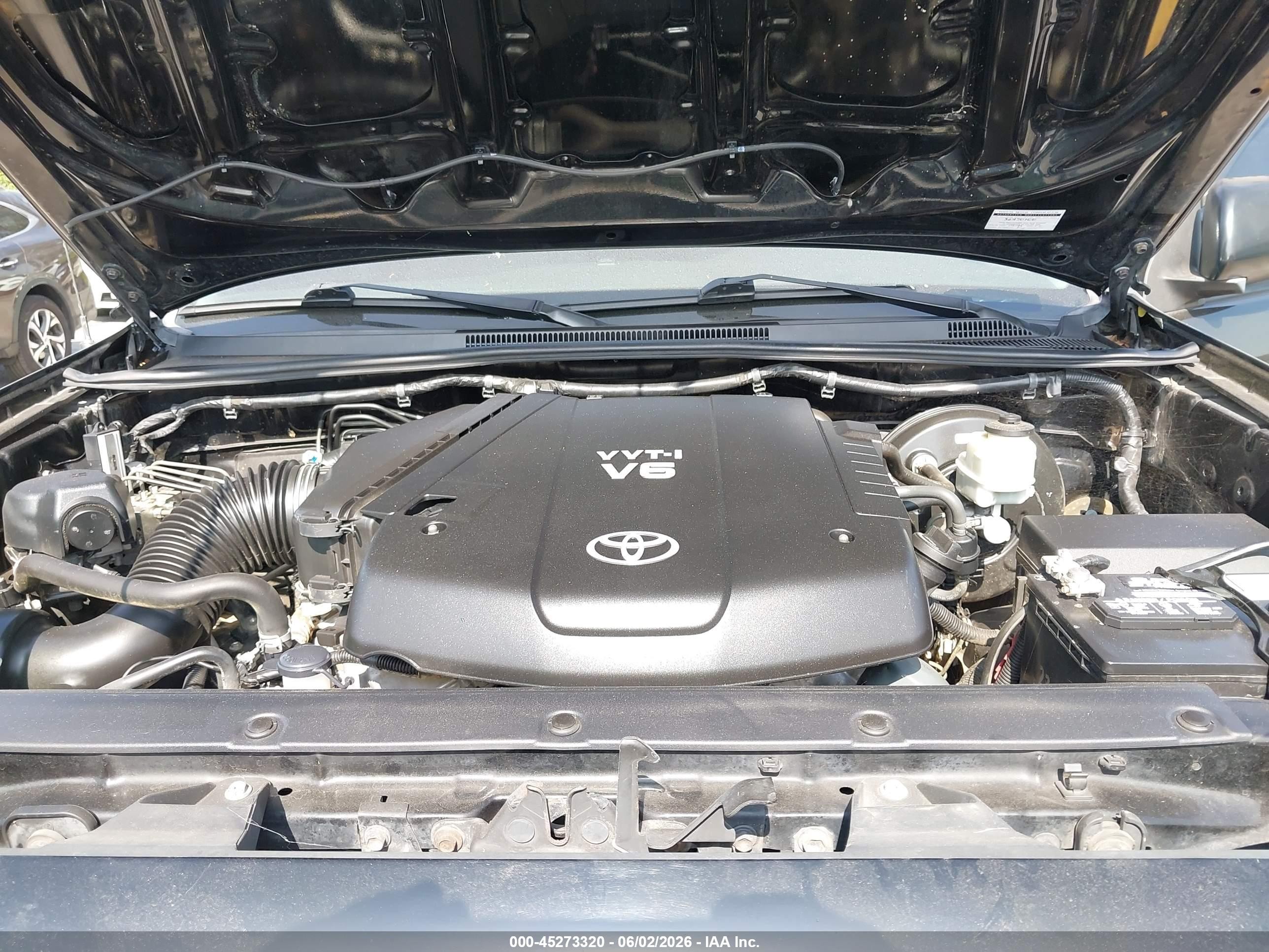 2013 Toyota Tacoma Prerunner V6 Black vin: 3TMJU4GN0DM153269