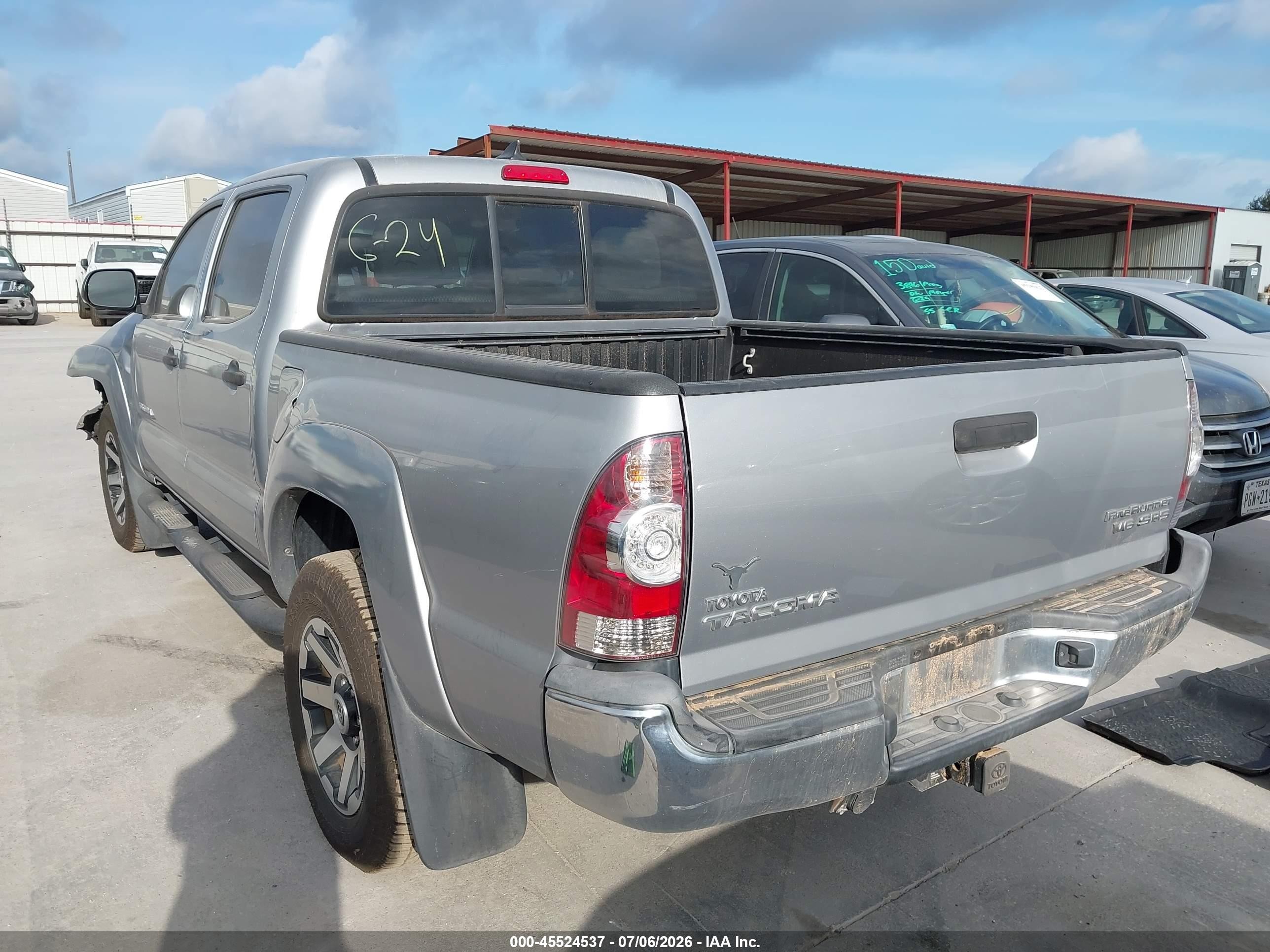 2014 Toyota Tacoma Prerunner V6 Серебряный vin: 3TMJU4GN0EM159672