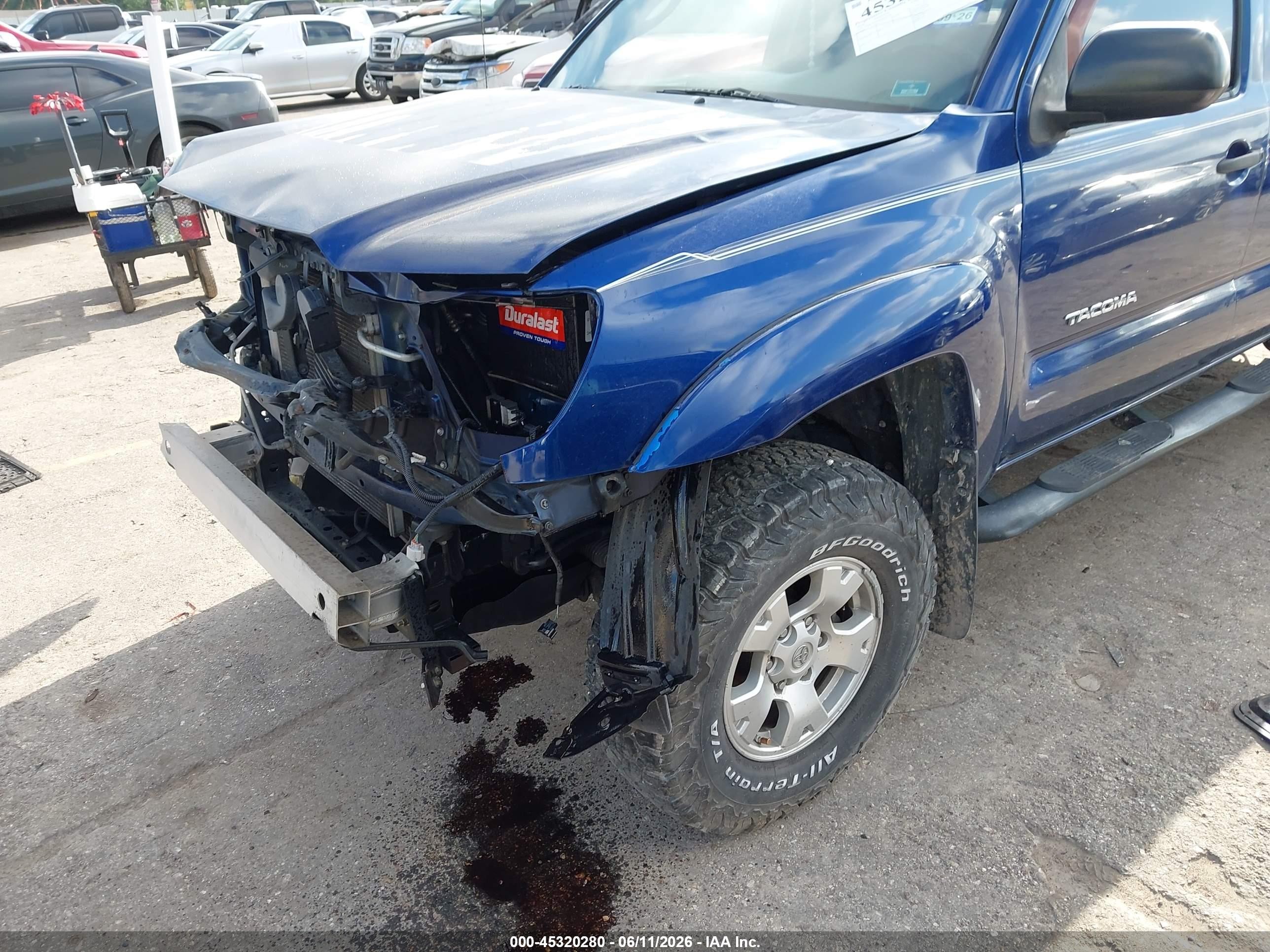 2014 Toyota Tacoma Prerunner V6 Blue vin: 3TMJU4GN0EM164726