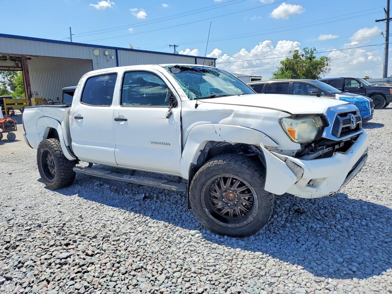 2014 Toyota Tacoma Double Cab Prerunner White vin: 3TMJU4GN0EM170414