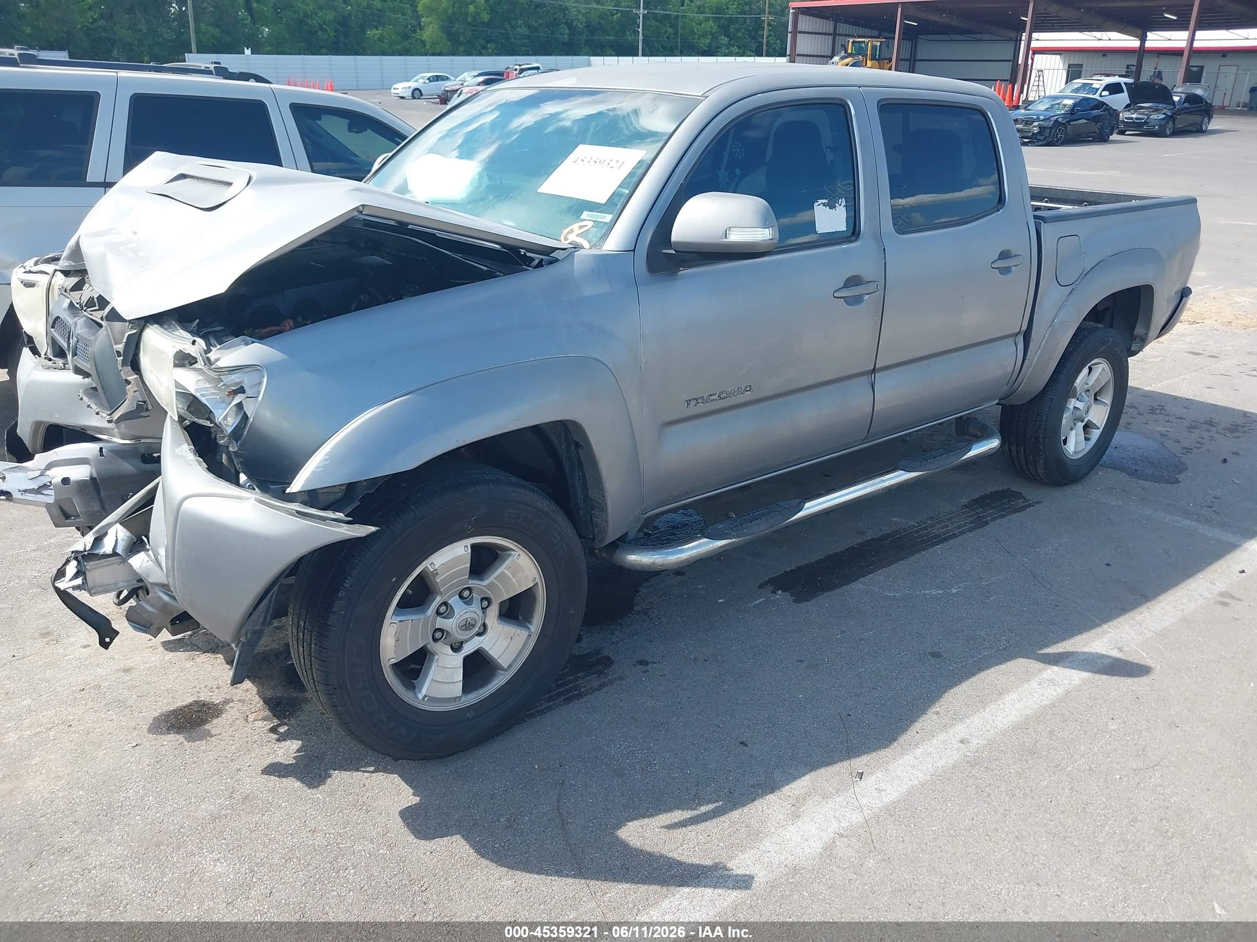 2014 Toyota Tacoma Prerunner V6 Gray vin: 3TMJU4GN0EM173667