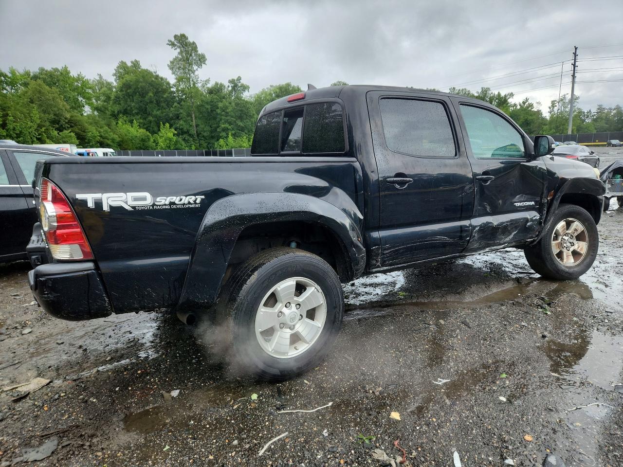 2015 Toyota Tacoma Double Cab Prerunner Black vin: 3TMJU4GN0FM185447