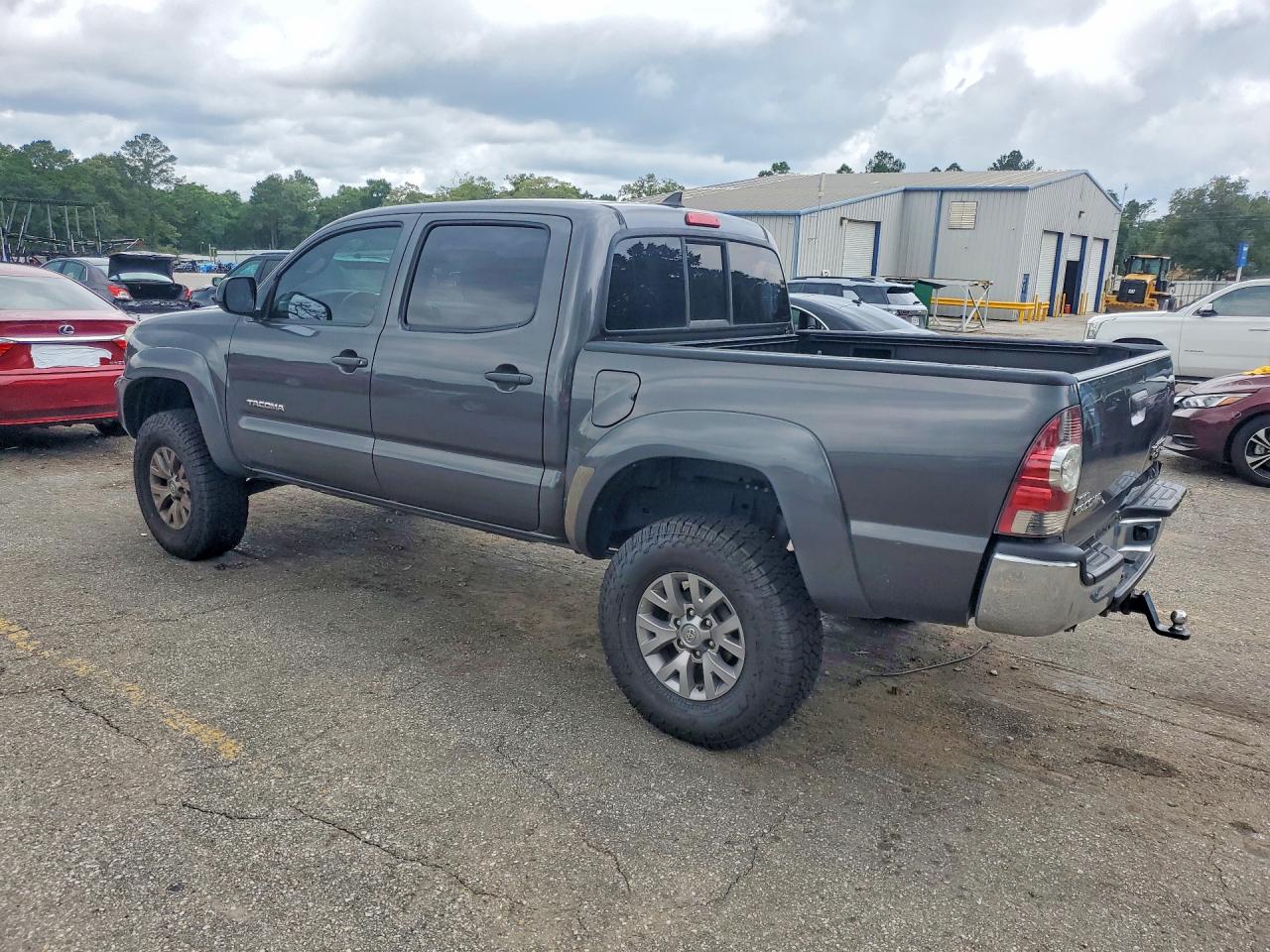 2012 Toyota Tacoma Double Cab Prerunner Gray vin: 3TMJU4GN1CM133224