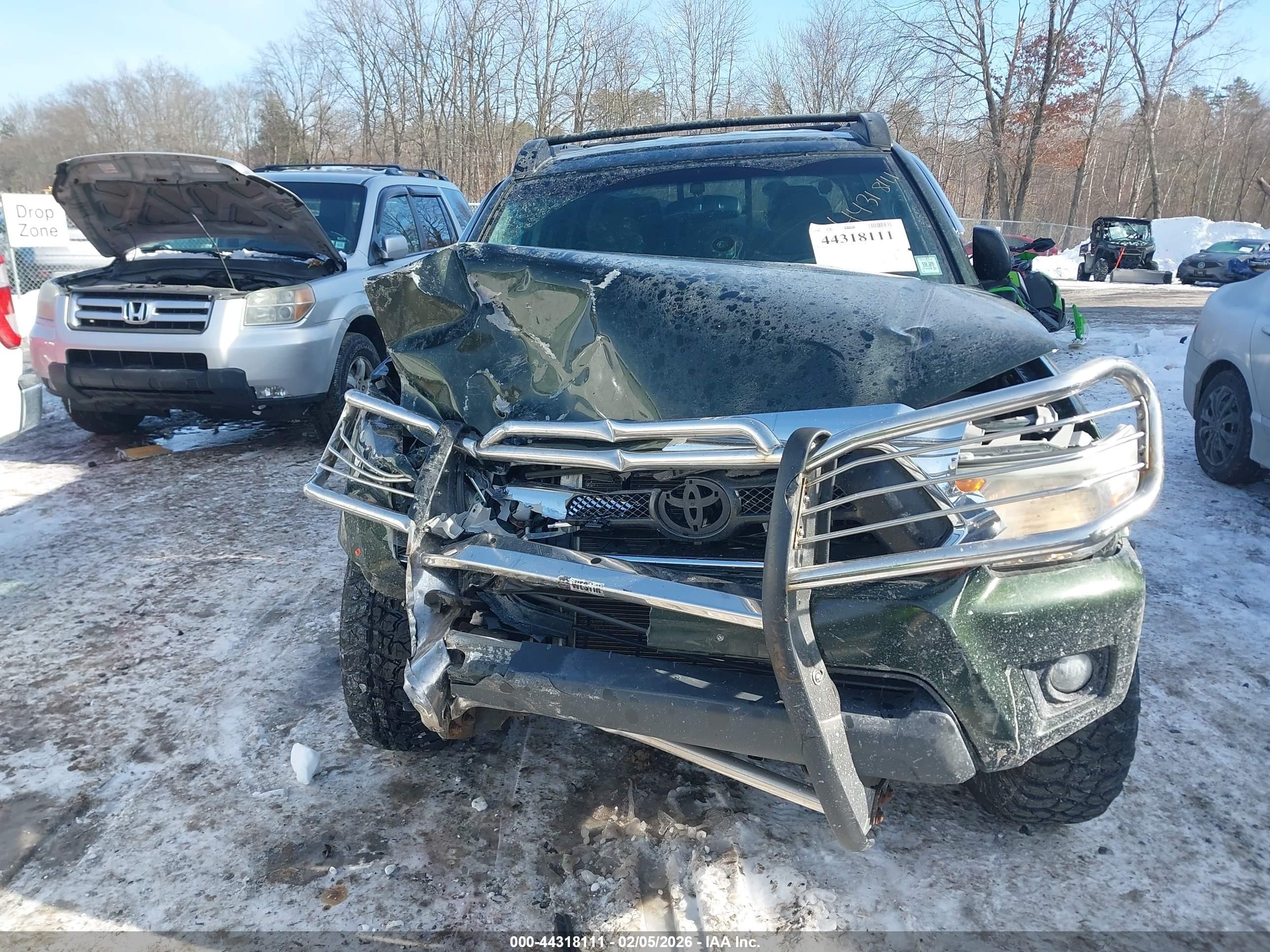 2013 Toyota Tacoma Prerunner V6 Green vin: 3TMJU4GN1DM151031
