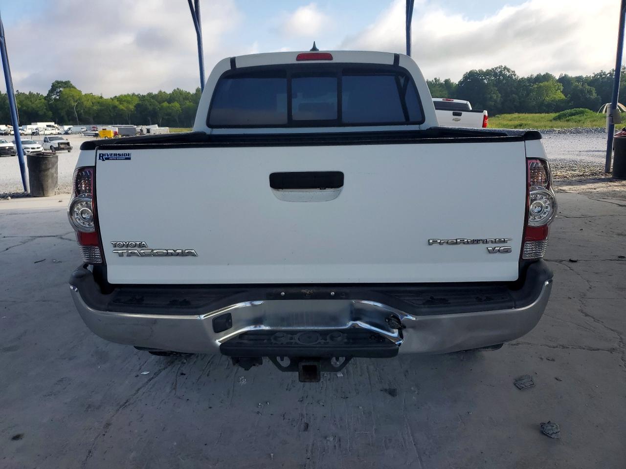 2014 Toyota Tacoma Double Cab Prerunner Белый vin: 3TMJU4GN1EM170261