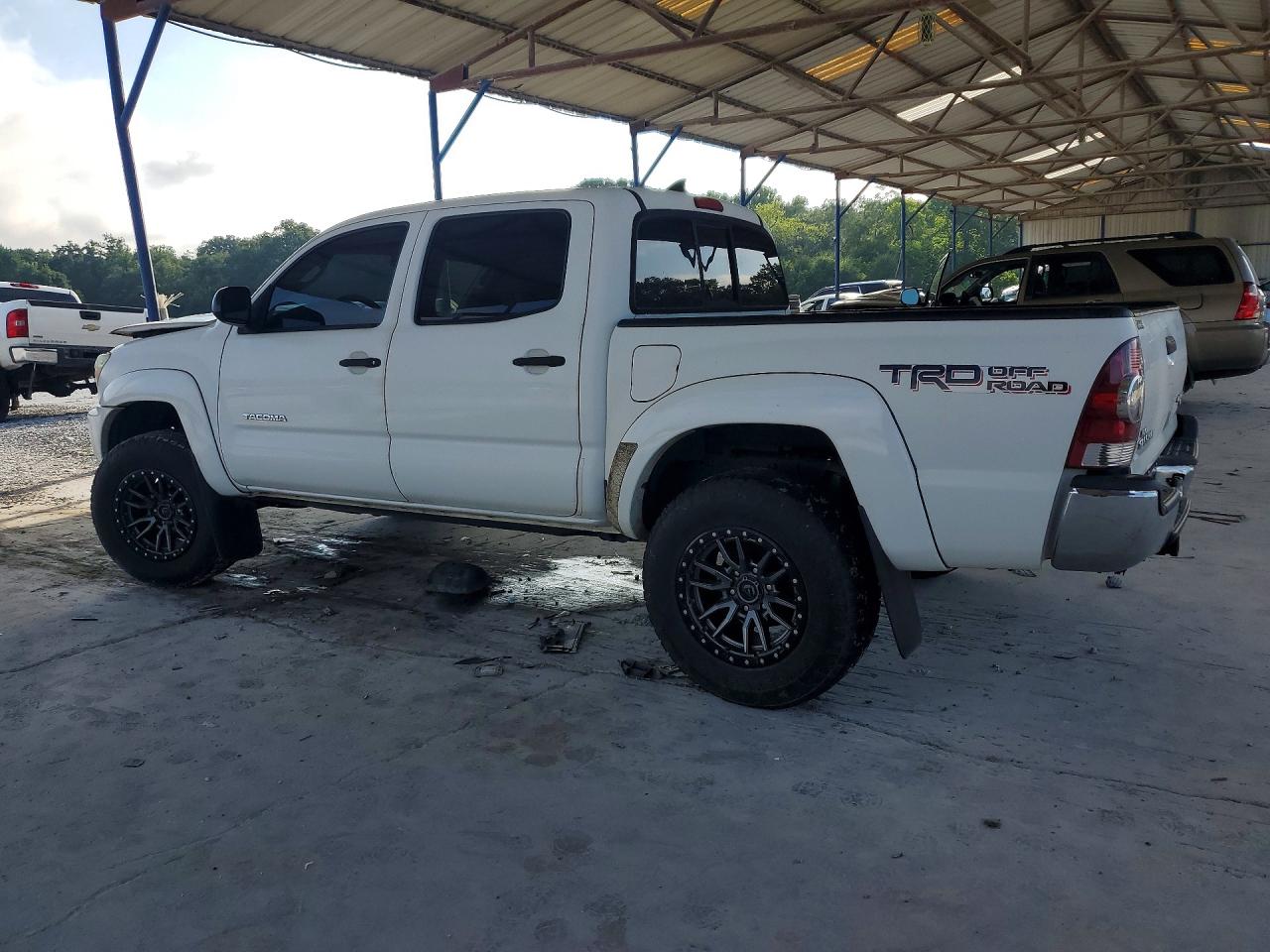 2014 Toyota Tacoma Double Cab Prerunner Белый vin: 3TMJU4GN1EM170261