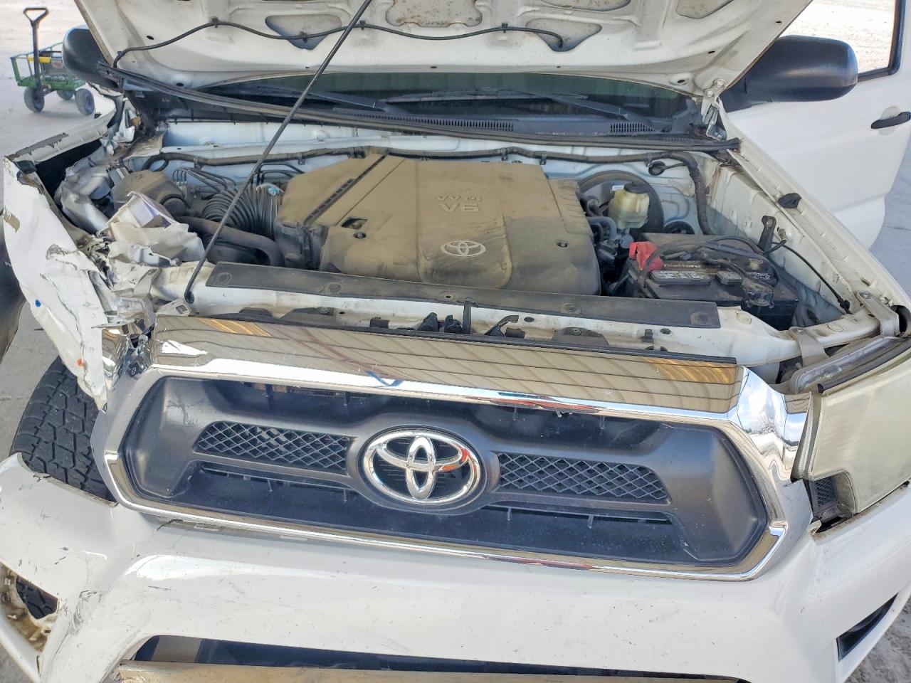2014 Toyota Tacoma Double Cab Prerunner Белый vin: 3TMJU4GN1EM170261