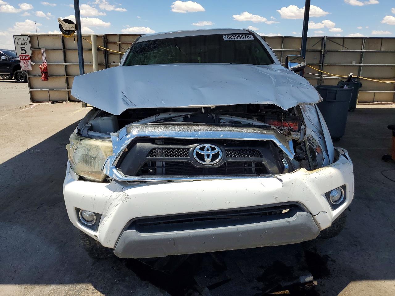2015 Toyota Tacoma Double Cab Prerunner White vin: 3TMJU4GN1FM176210