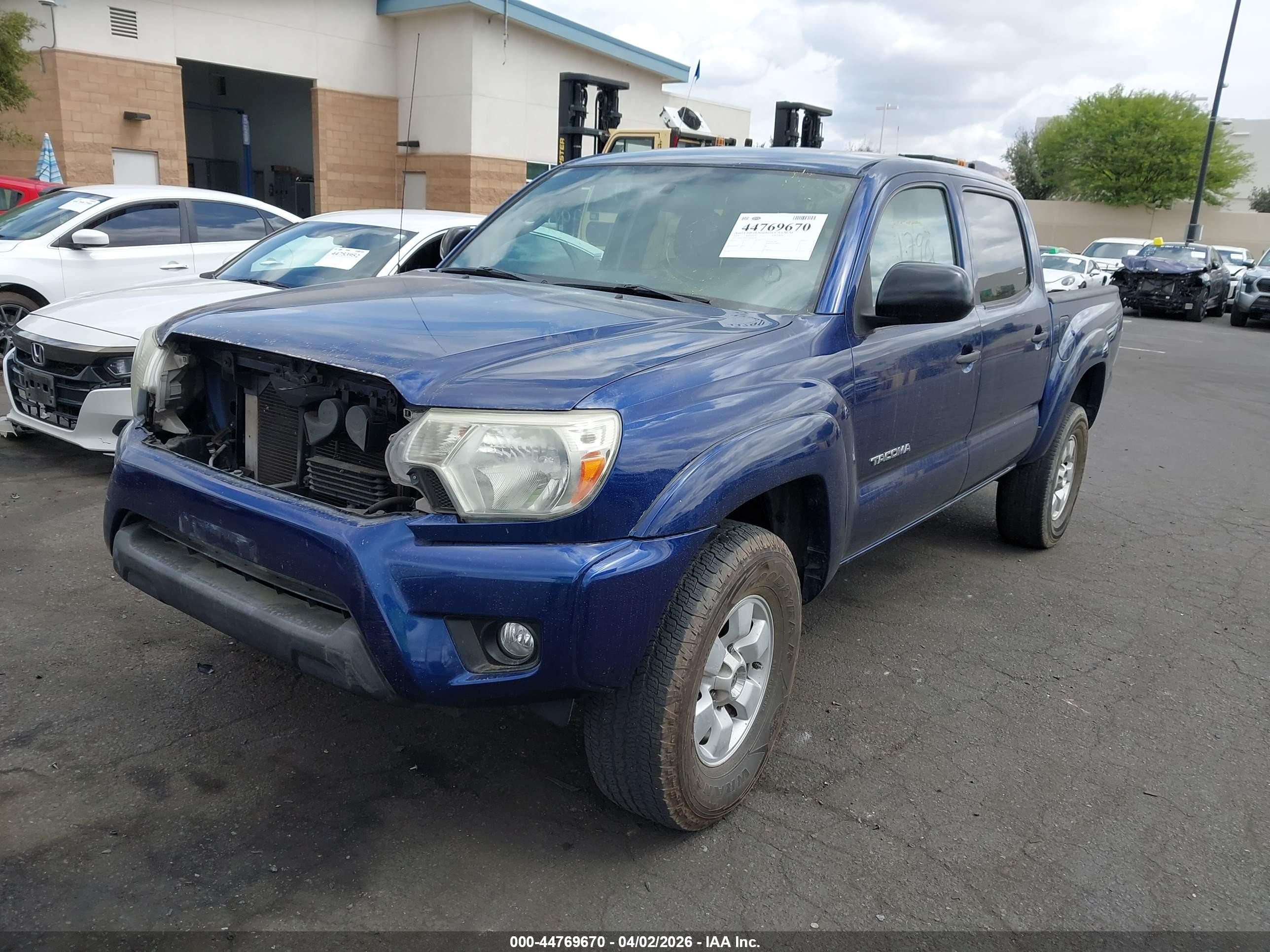 2015 Toyota Tacoma Prerunner V6 Dark Blue vin: 3TMJU4GN1FM186770