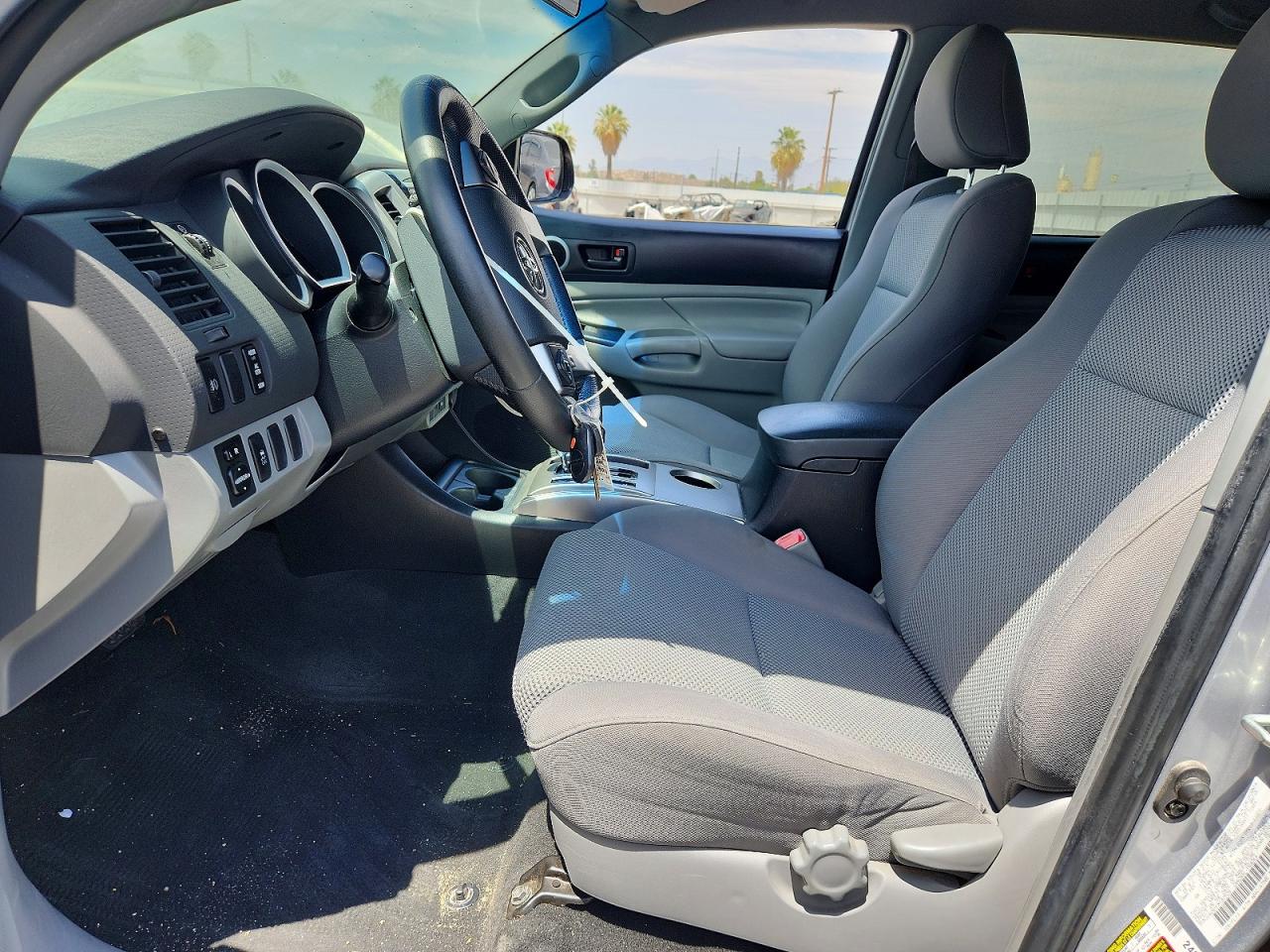 2015 Toyota Tacoma Double Cab Prerunner Серебряный vin: 3TMJU4GN1FM187529