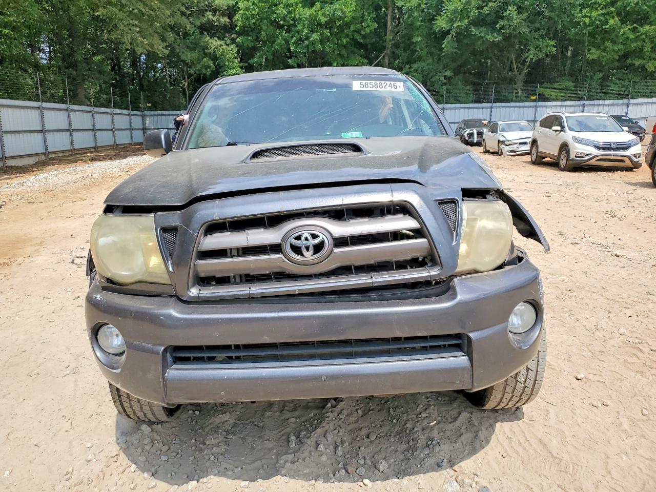 2010 Toyota Tacoma Double Cab Prerunner Gray vin: 3TMJU4GN2AM102772