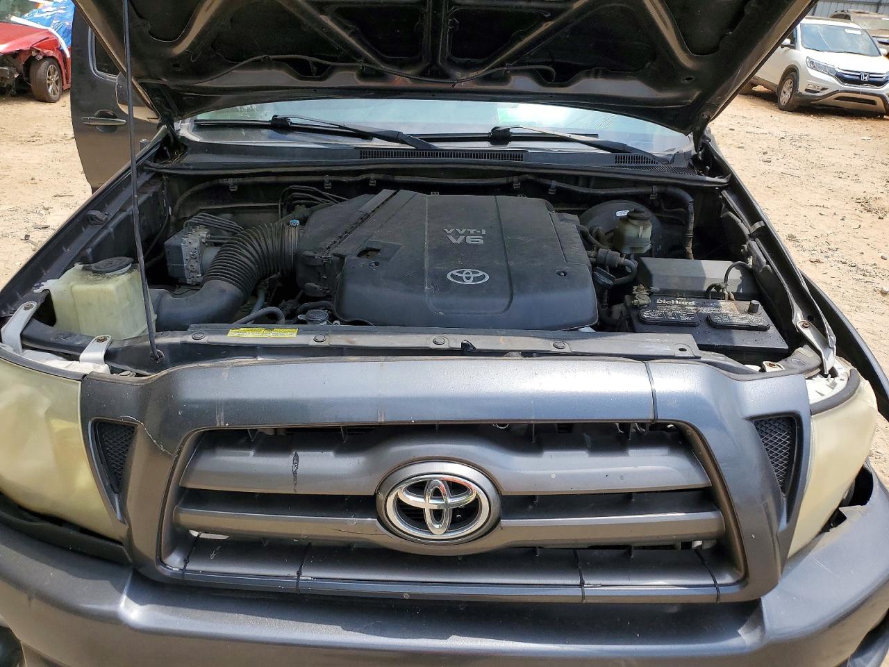 2010 Toyota Tacoma Double Cab Prerunner Gray vin: 3TMJU4GN2AM102772