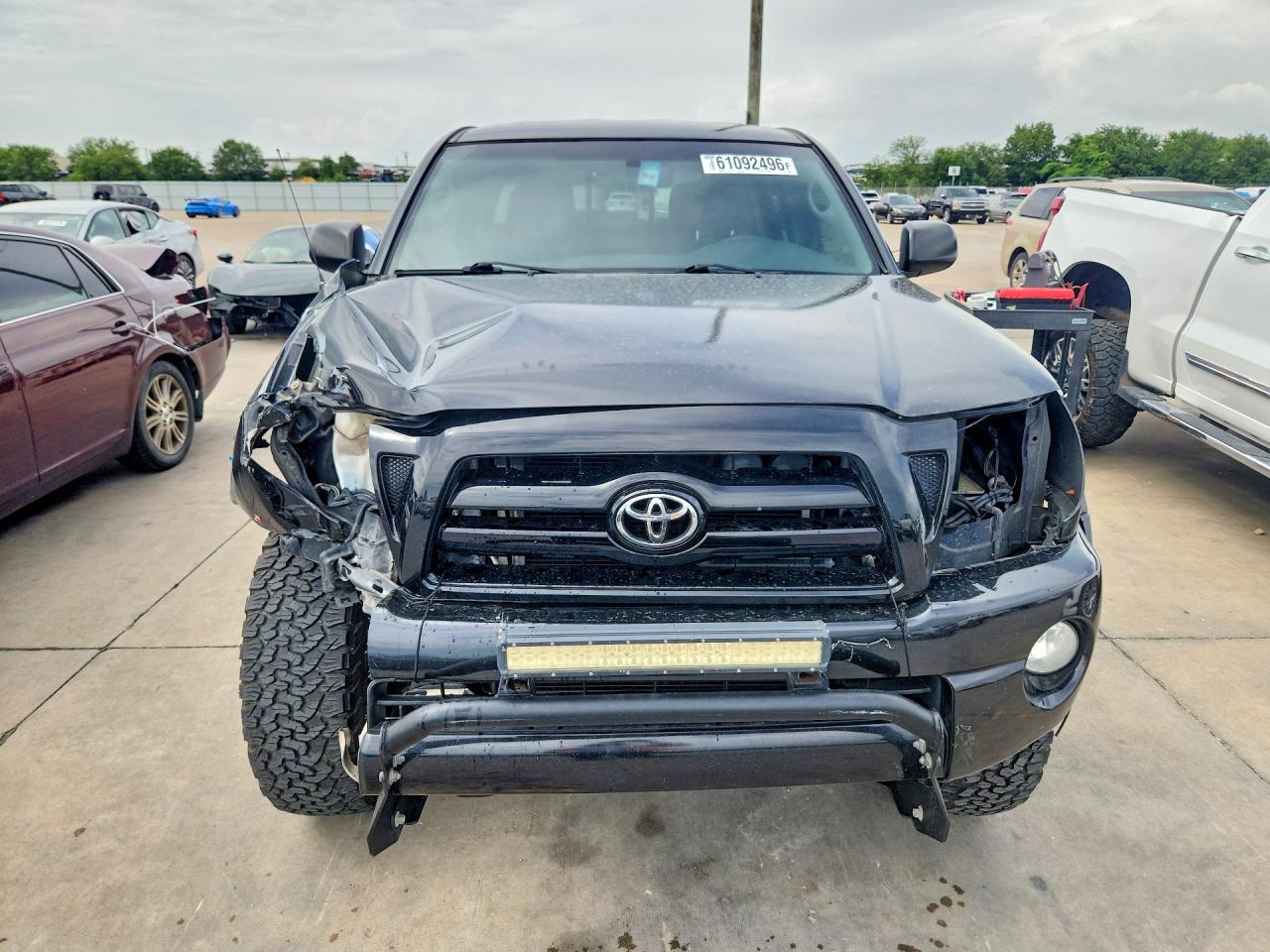 2010 Toyota Tacoma Double Cab Prerunner Black vin: 3TMJU4GN2AM103386