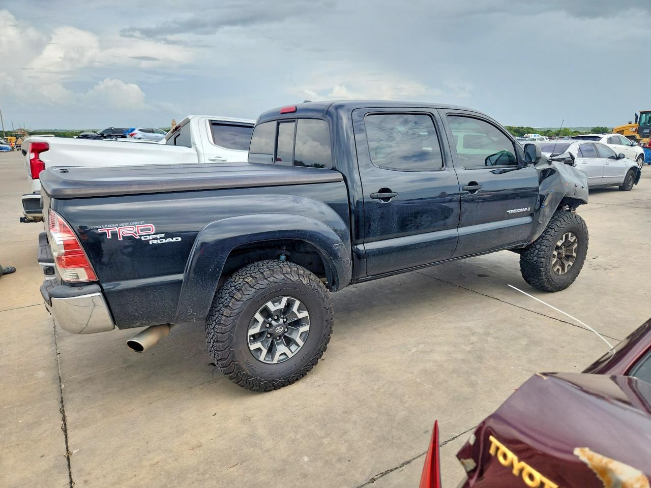 2010 Toyota Tacoma Double Cab Prerunner Black vin: 3TMJU4GN2AM103386