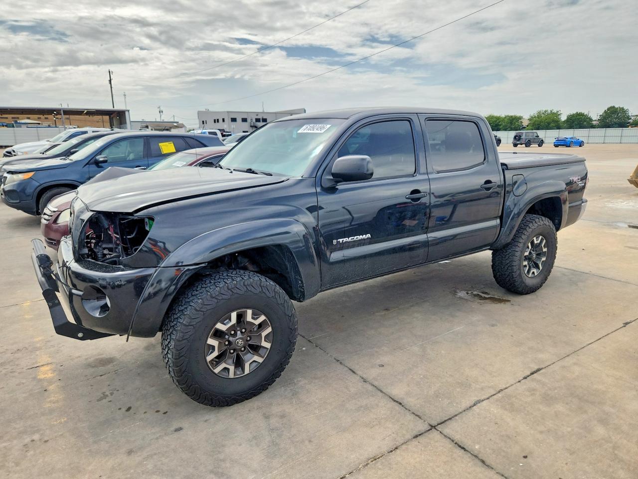 2010 Toyota Tacoma Double Cab Prerunner Black vin: 3TMJU4GN2AM103386