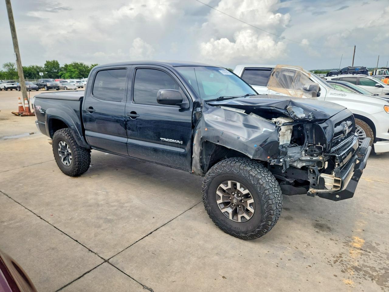2010 Toyota Tacoma Double Cab Prerunner Black vin: 3TMJU4GN2AM103386