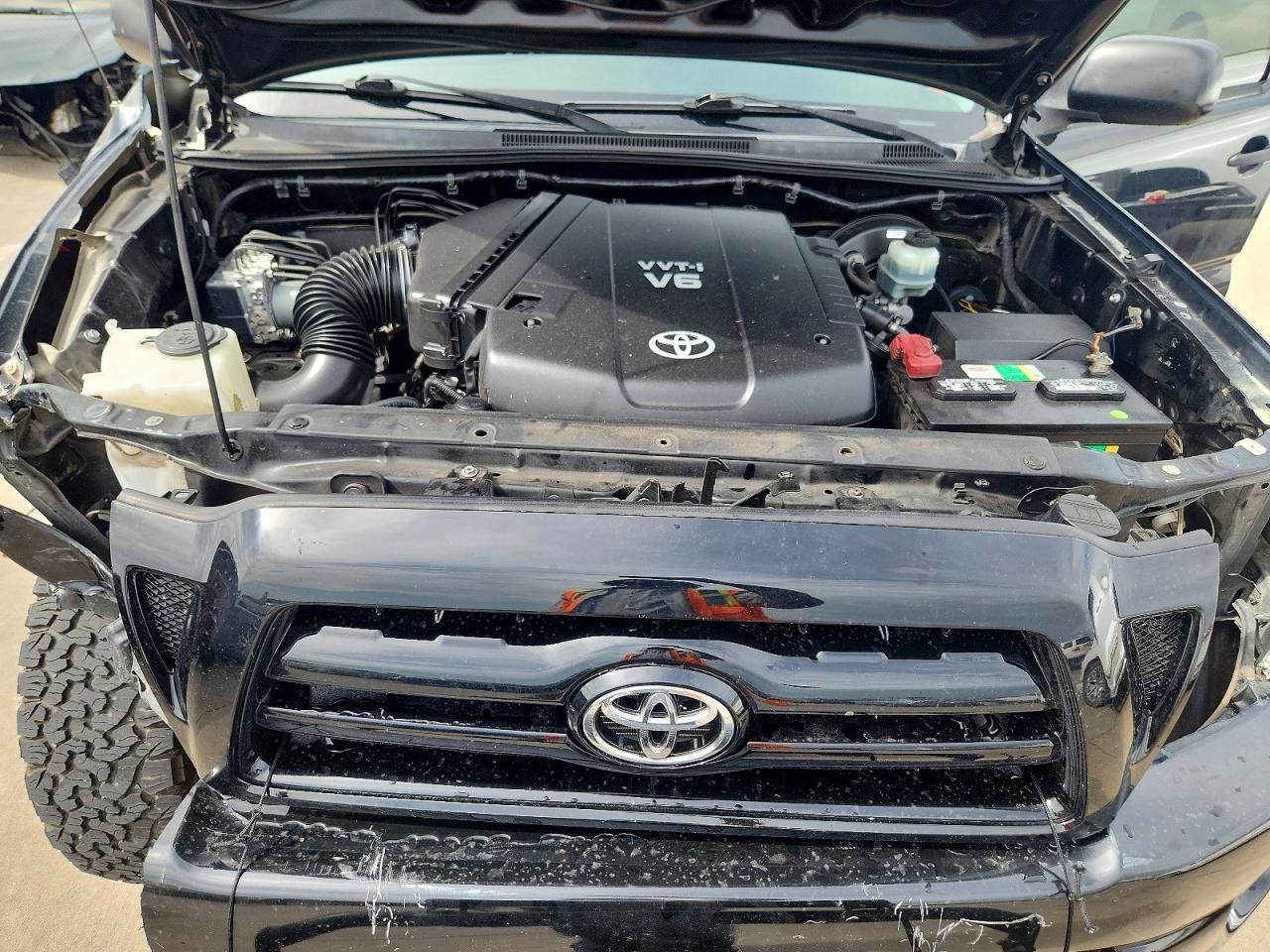 2010 Toyota Tacoma Double Cab Prerunner Black vin: 3TMJU4GN2AM103386