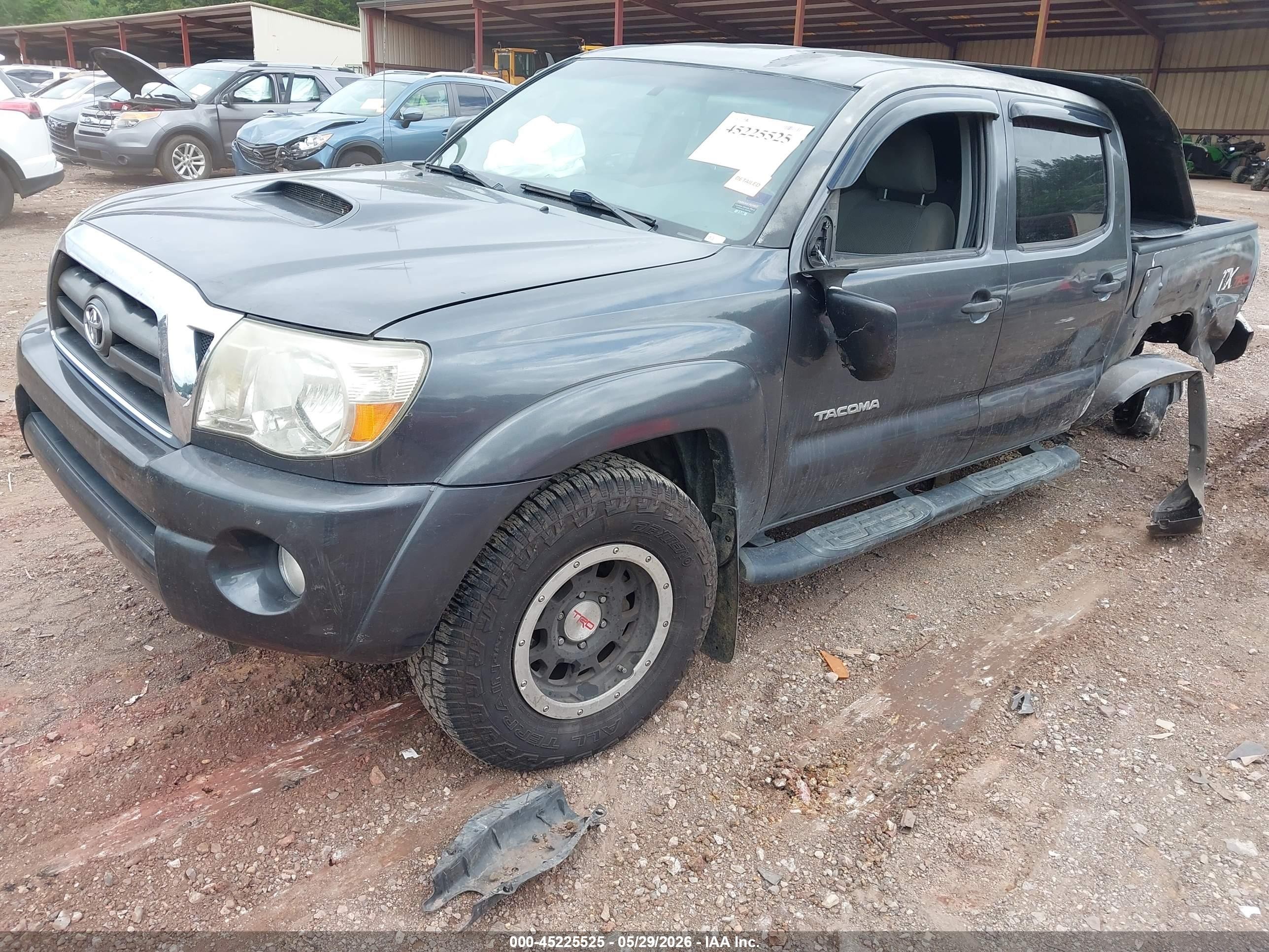 2011 Toyota Tacoma Prerunner V6 Черный vin: 3TMJU4GN2BM115006