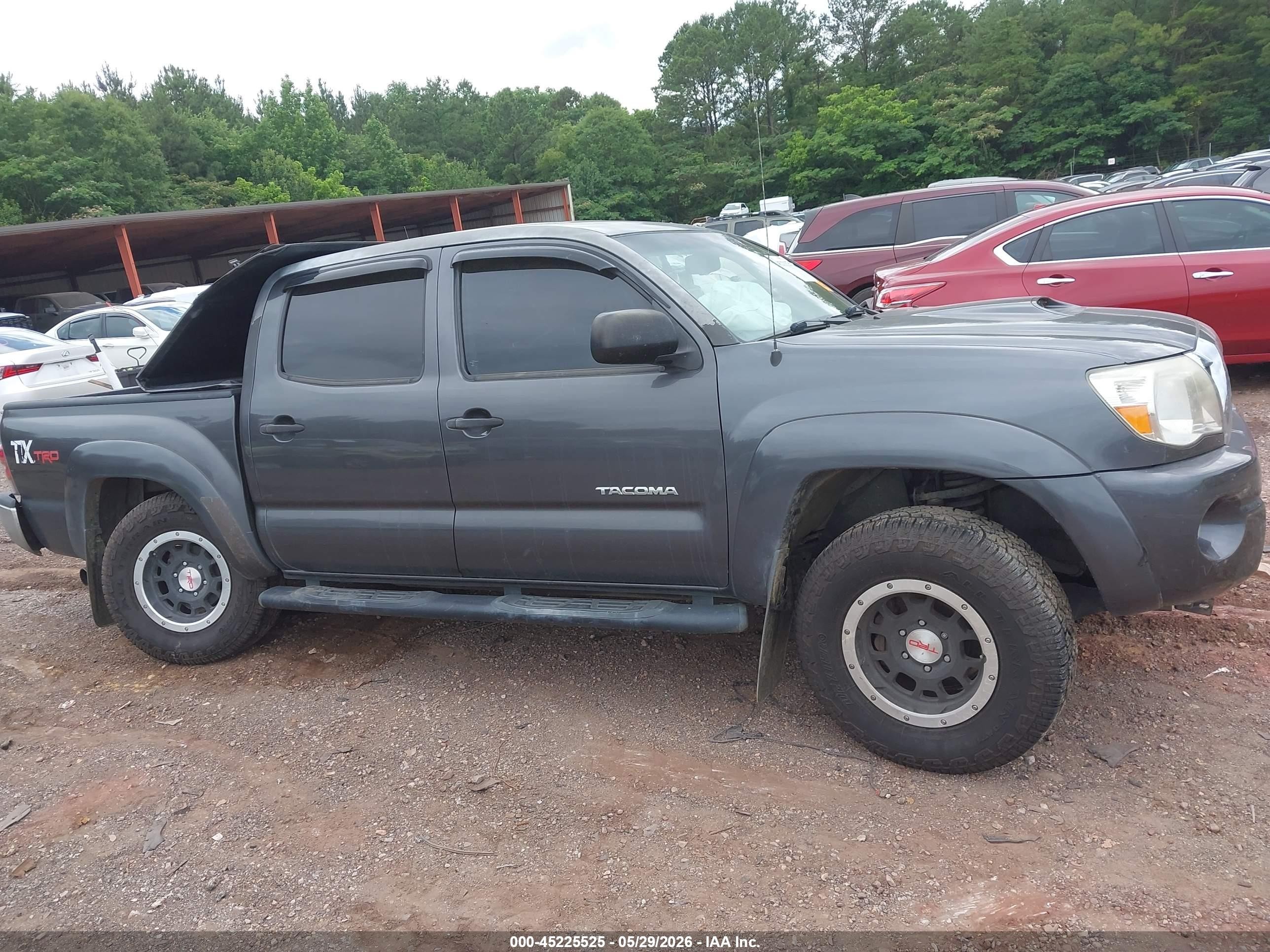 2011 Toyota Tacoma Prerunner V6 Черный vin: 3TMJU4GN2BM115006