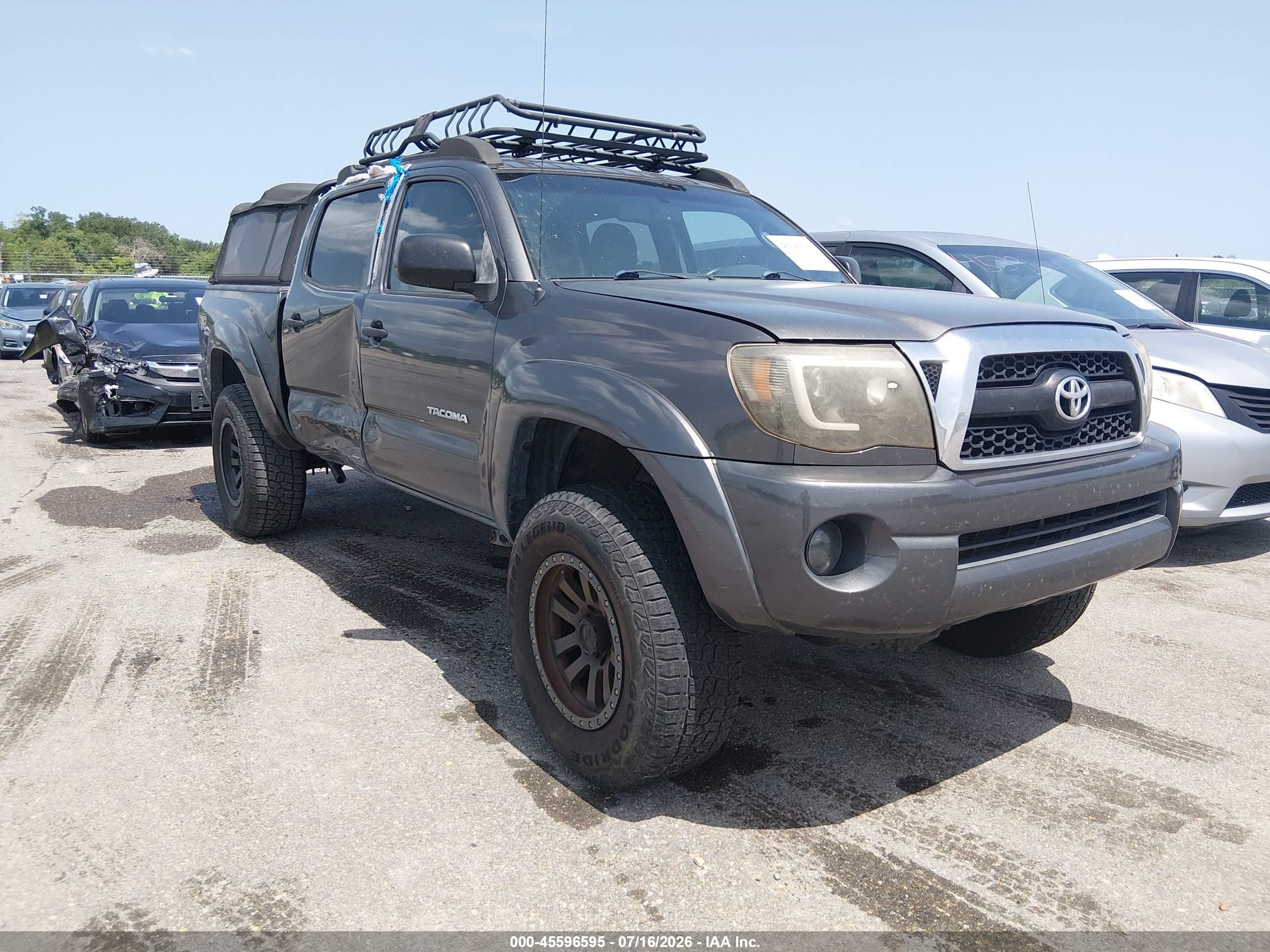2011 Toyota Tacoma Prerunner V6 Серый vin: 3TMJU4GN2BM120741
