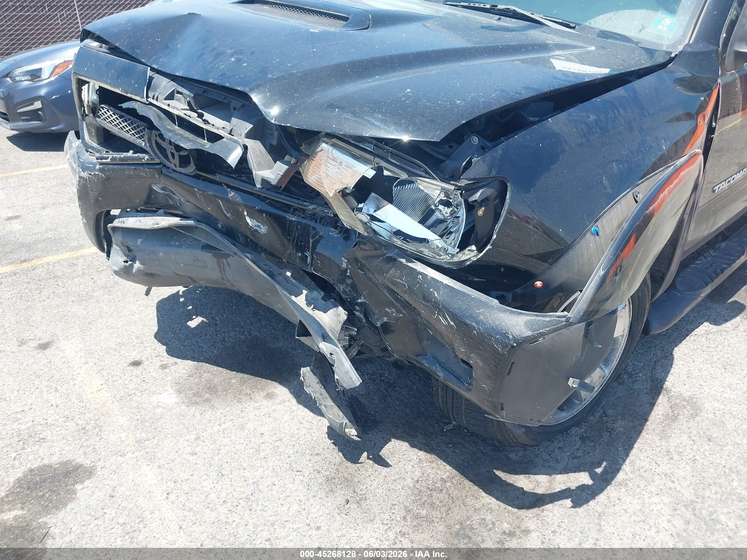2012 Toyota Tacoma Prerunner V6 Черный vin: 3TMJU4GN2CM134723