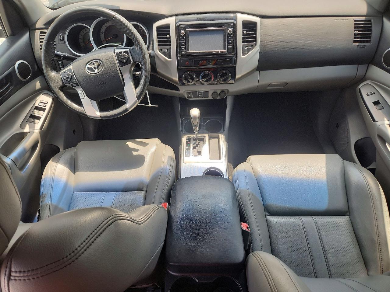 2014 Toyota Tacoma Double Cab Prerunner Gray vin: 3TMJU4GN2EM158877