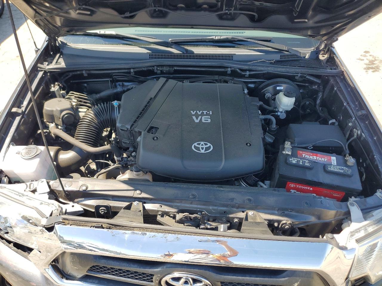 2014 Toyota Tacoma Double Cab Prerunner Gray vin: 3TMJU4GN2EM159477