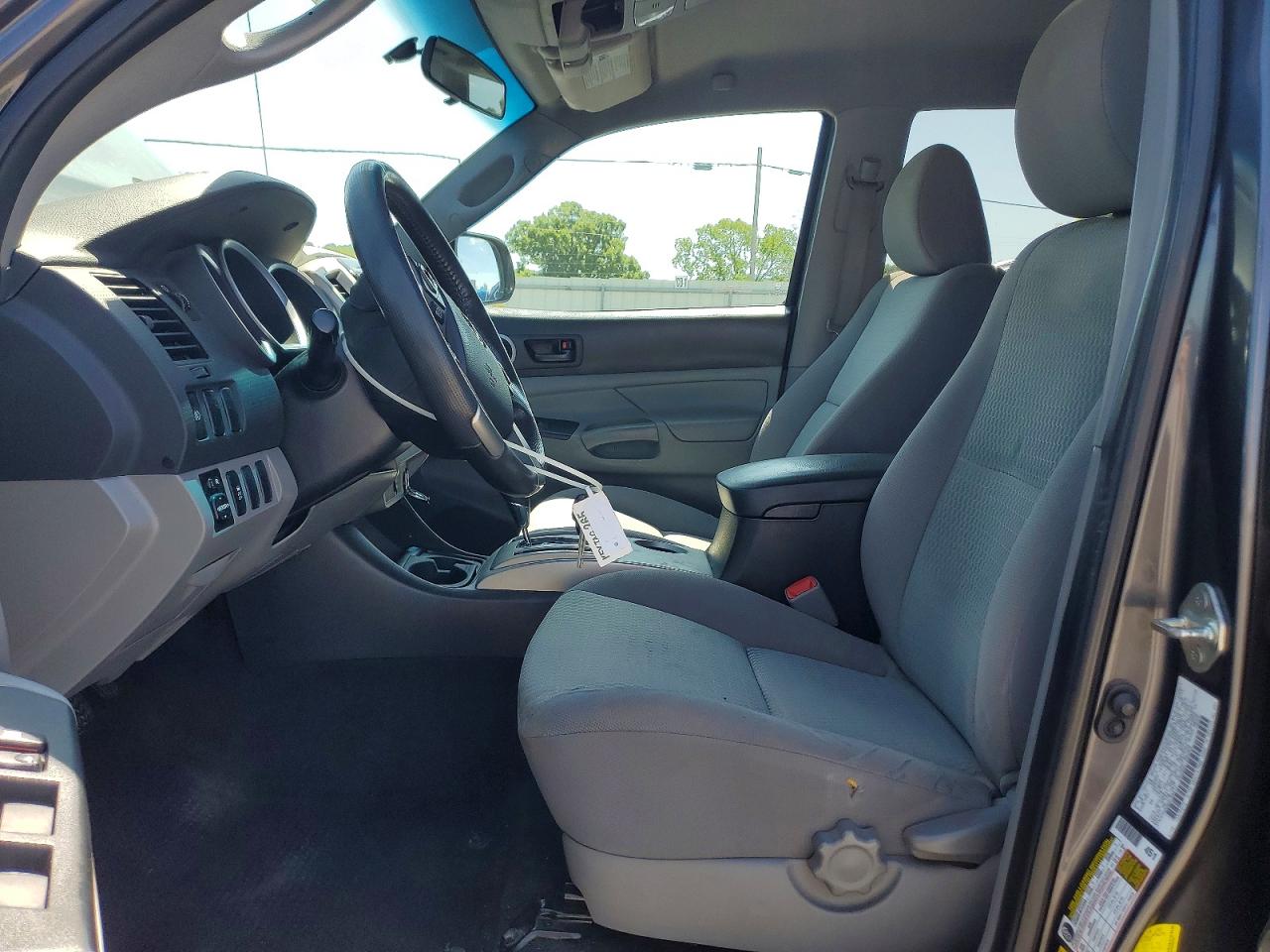 2014 Toyota Tacoma Double Cab Prerunner Gray vin: 3TMJU4GN2EM159477