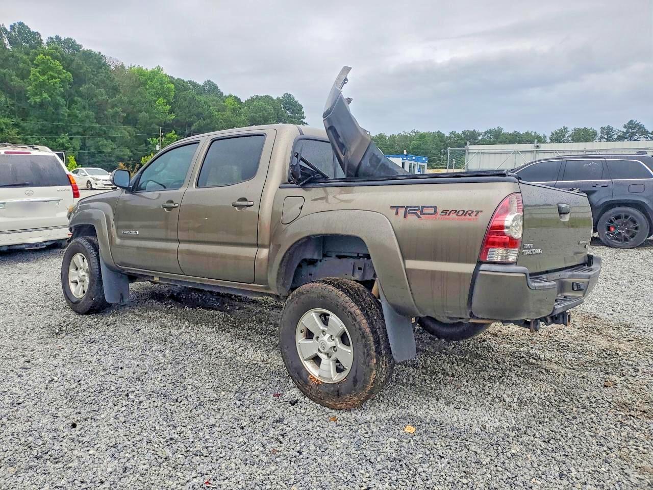 2014 Toyota Tacoma Double Cab Prerunner Tan vin: 3TMJU4GN2EM171869
