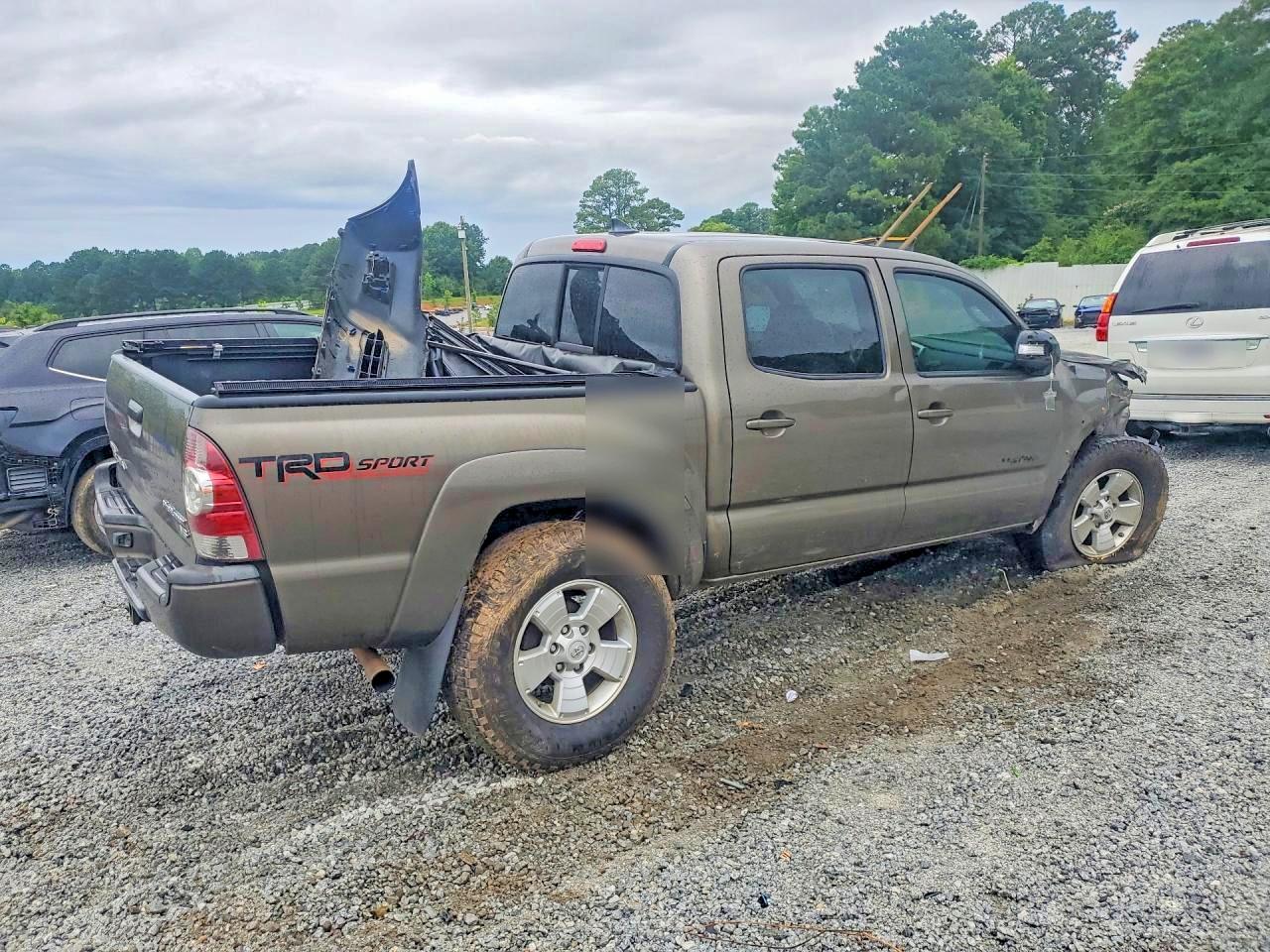 2014 Toyota Tacoma Double Cab Prerunner Tan vin: 3TMJU4GN2EM171869