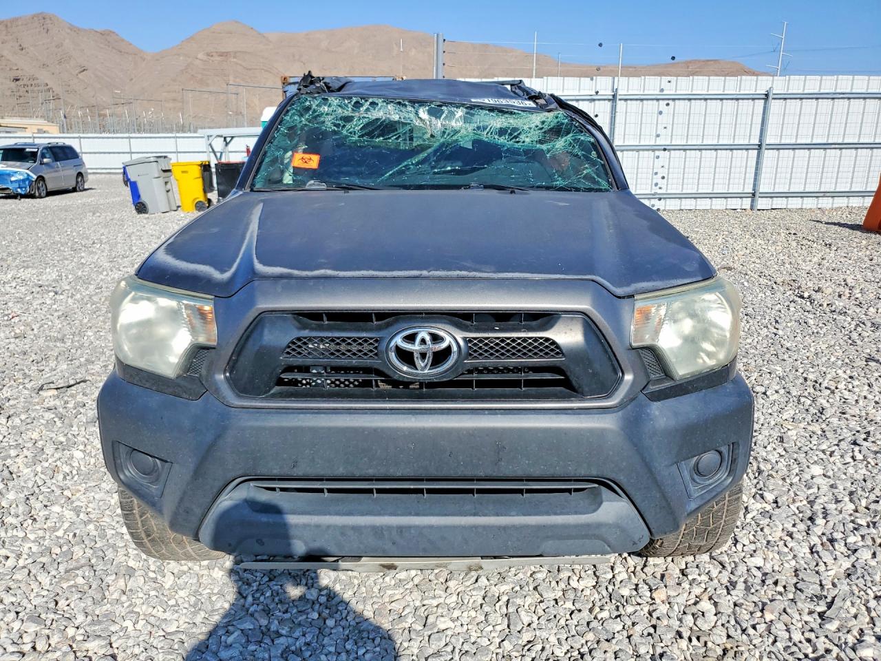 2015 Toyota Tacoma Double Cab Prerunner Gray vin: 3TMJU4GN2FM189242