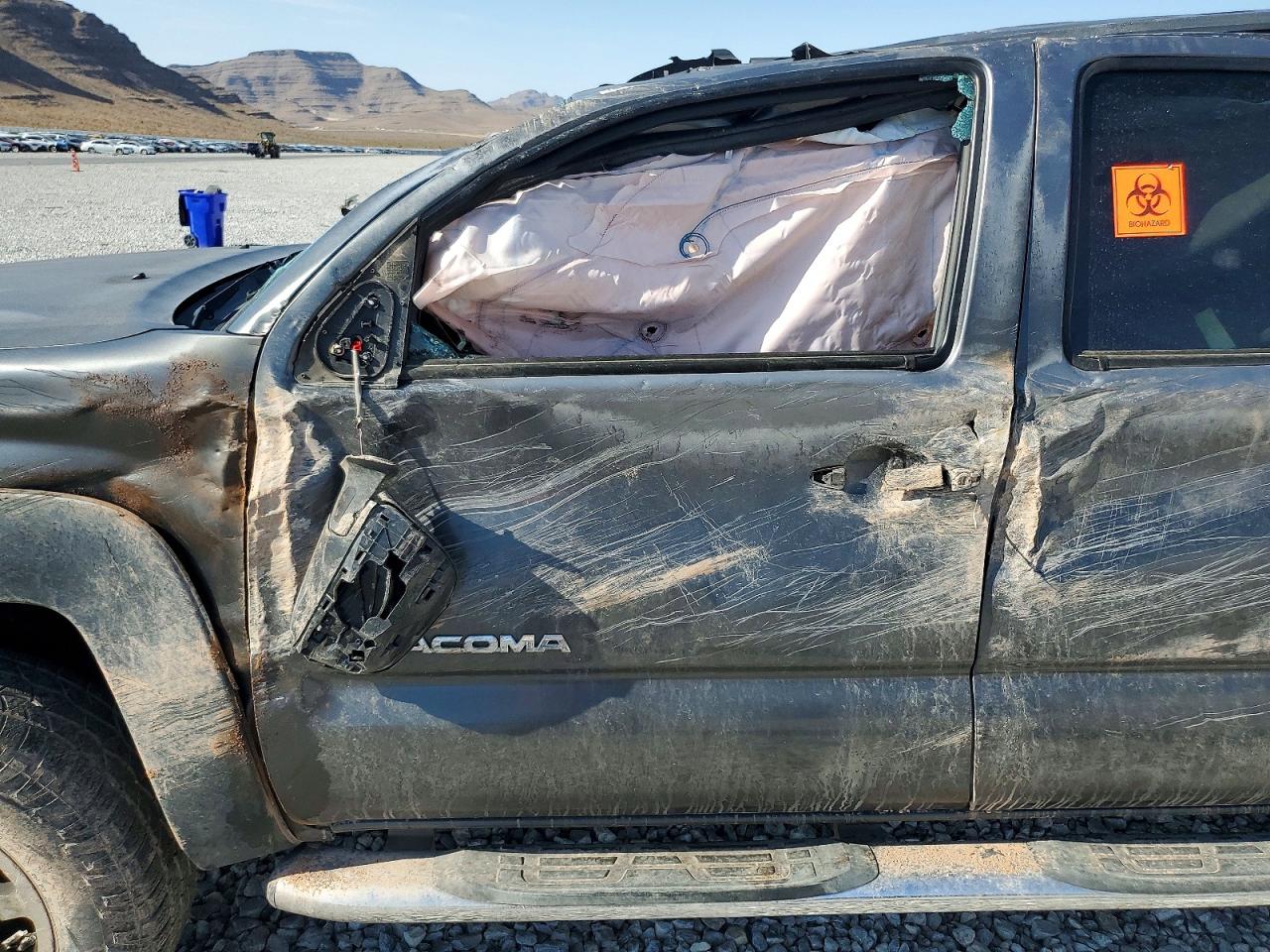 2015 Toyota Tacoma Double Cab Prerunner Gray vin: 3TMJU4GN2FM189242