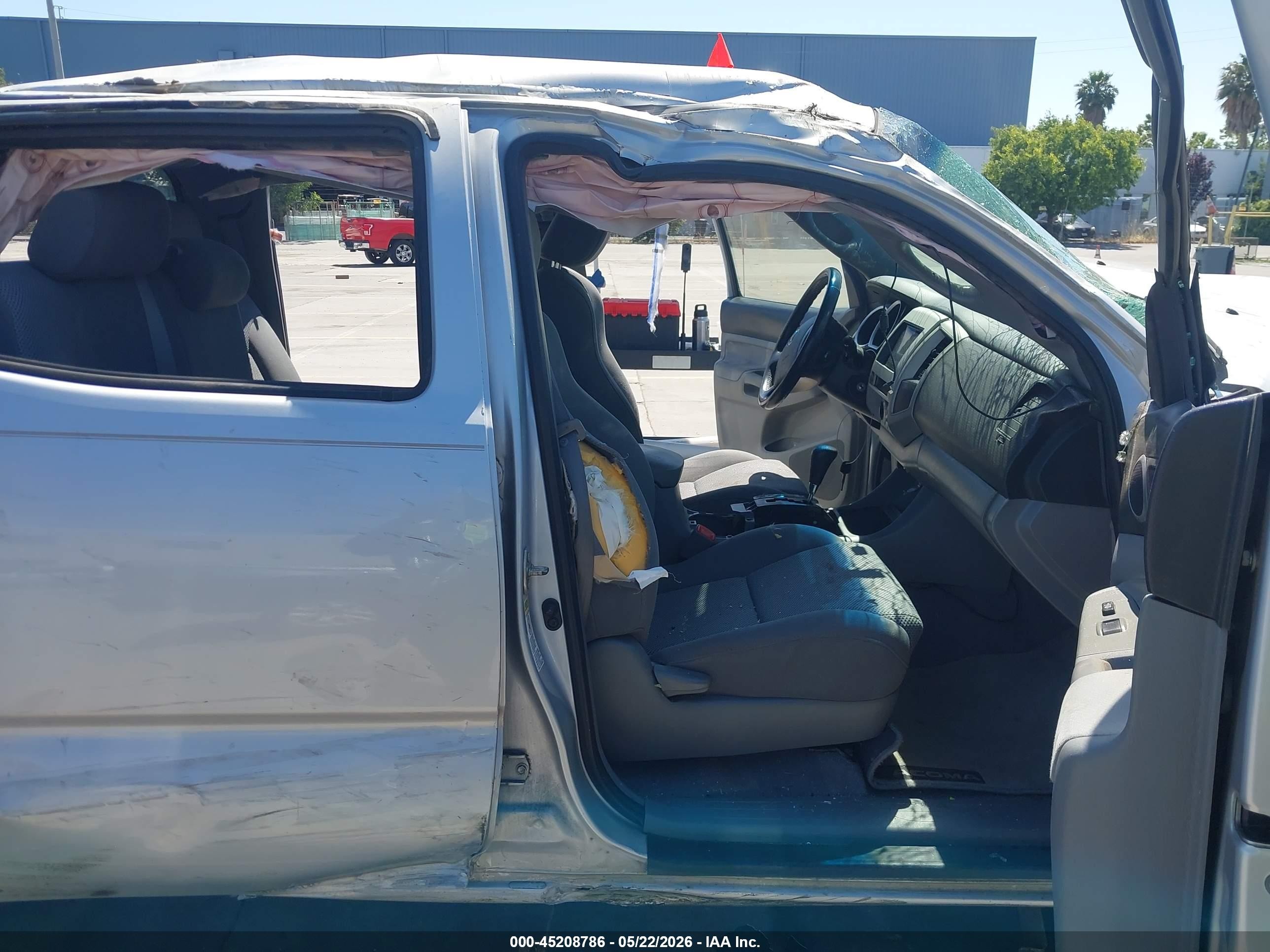 2010 Toyota Tacoma Prerunner V6 Gray vin: 3TMJU4GN3AM101789