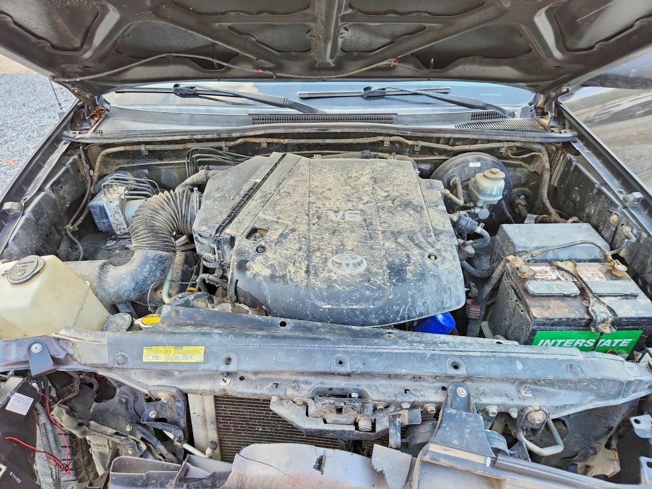 2010 Toyota Tacoma Double Cab Prerunner Gray vin: 3TMJU4GN3AM105423