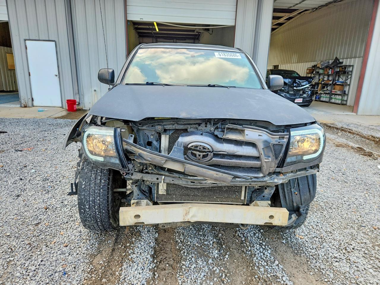 2010 Toyota Tacoma Double Cab Prerunner Gray vin: 3TMJU4GN3AM105423